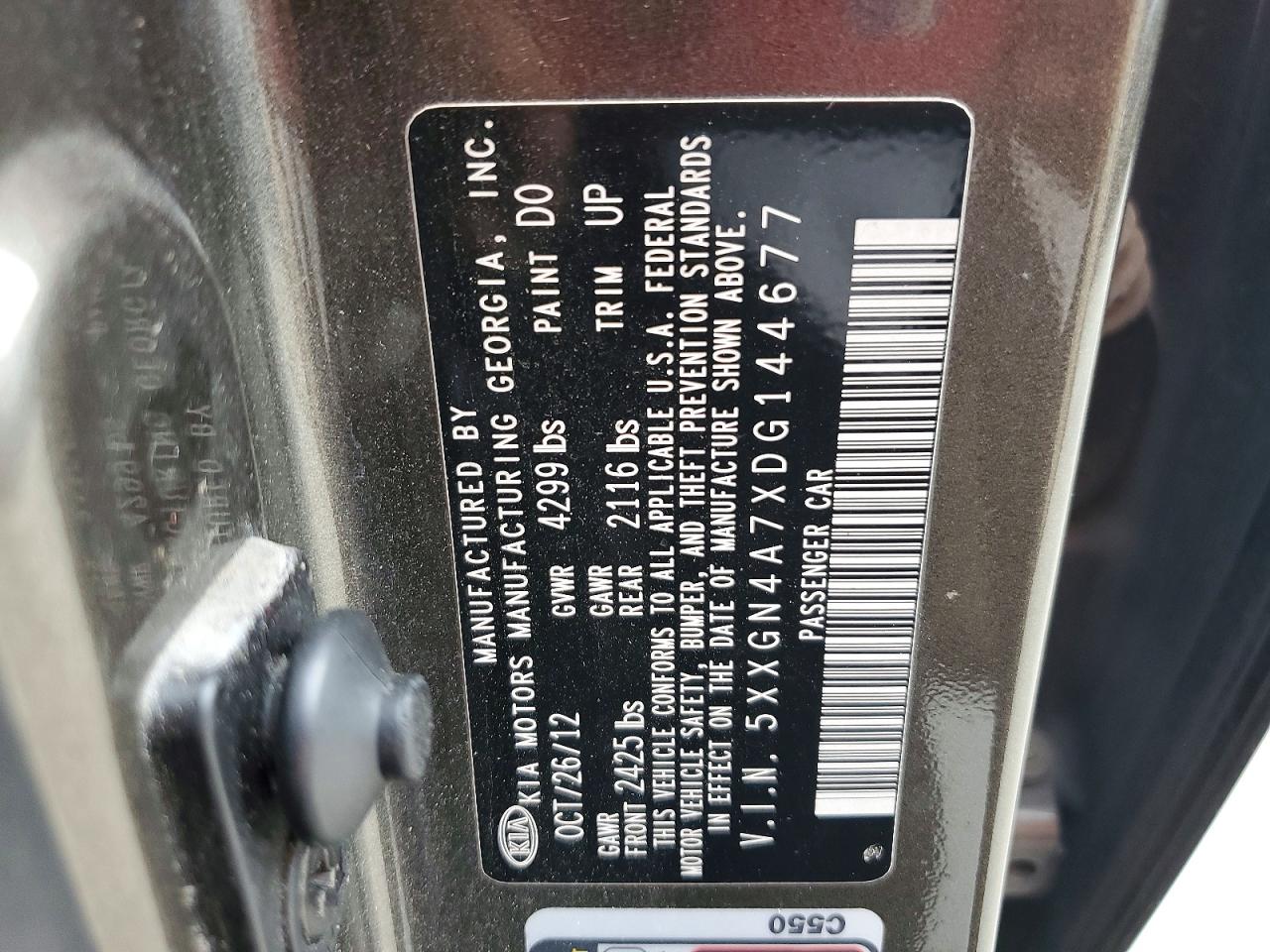 2013 KIA OPTIMA EX photo 12