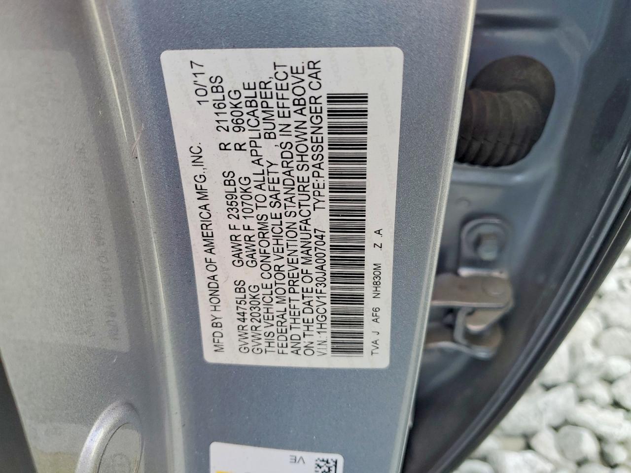 2018 HONDA ACCORD SPORT photo 12