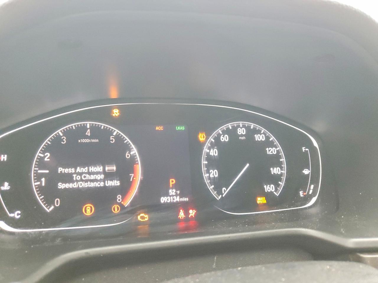 2020 HONDA ACCORD EX photo 9