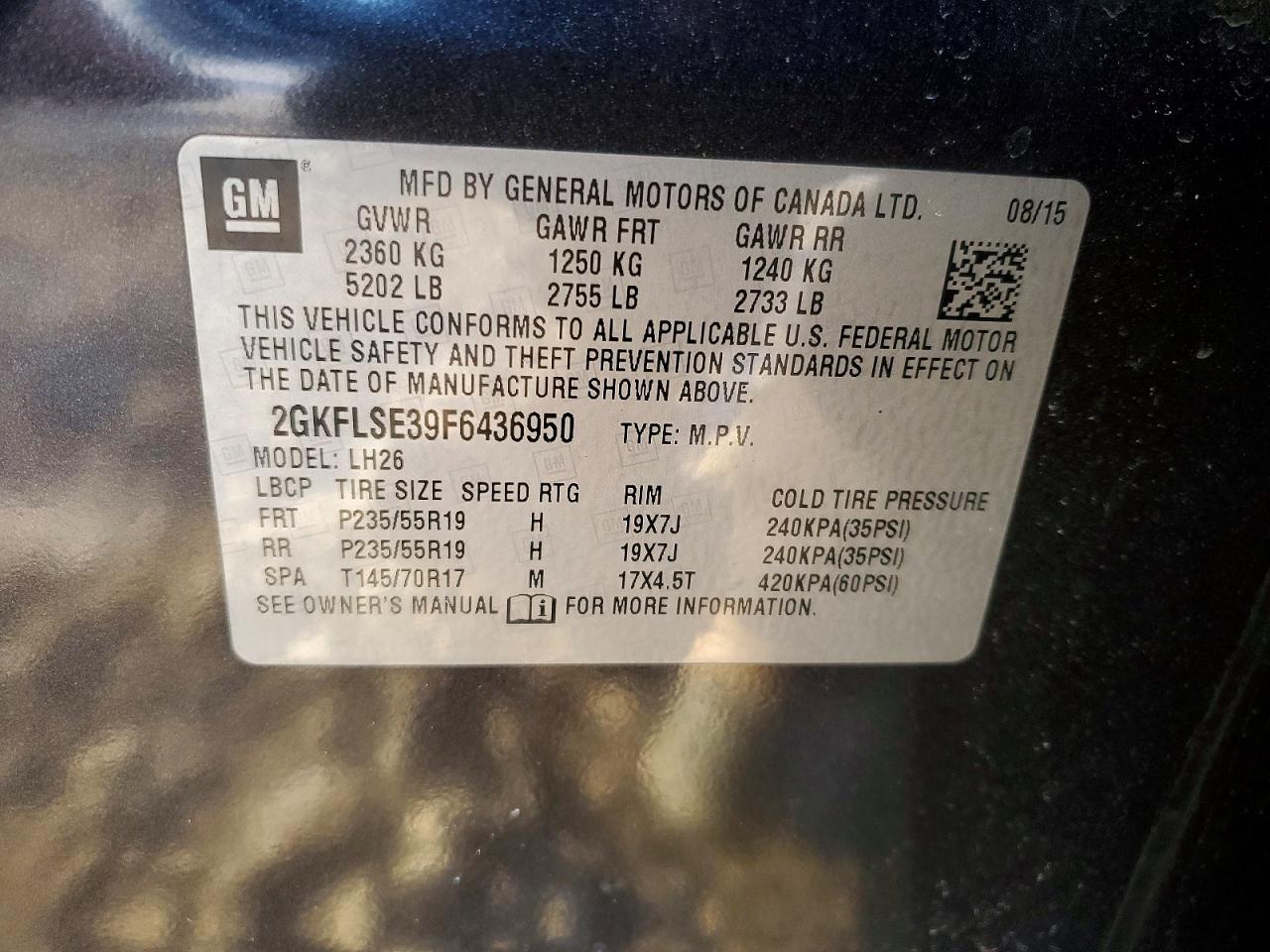 2015 GMC TERRAIN SLT photo 13