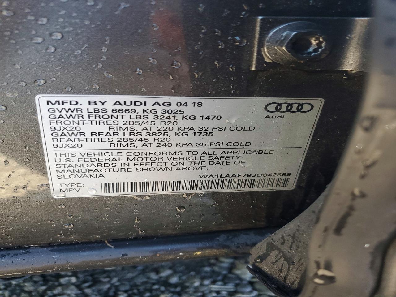 2018 AUDI Q7 PREMIUM PLUS photo 13