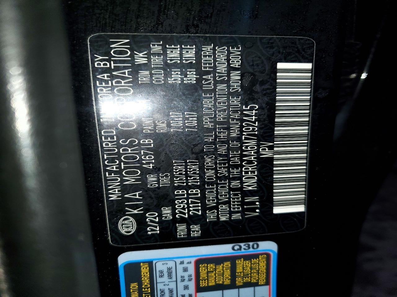 2021 KIA SELTOS EX photo 14