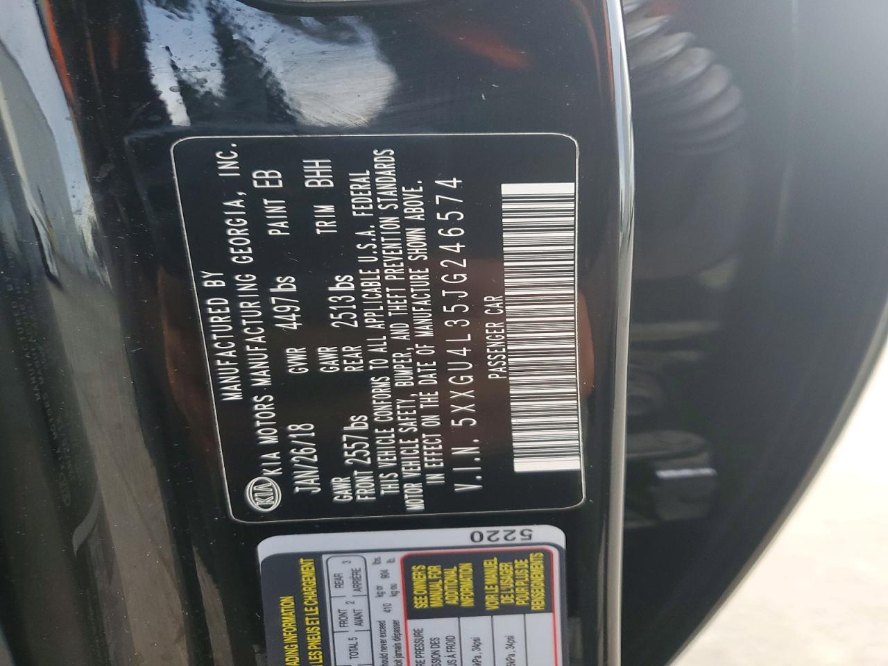 2018 KIA OPTIMA EX photo 12
