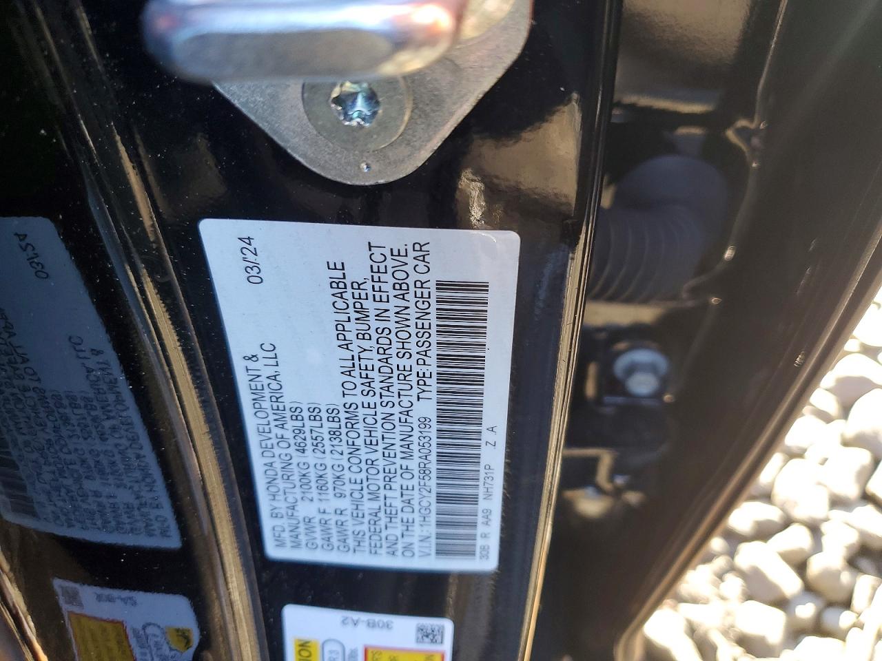 2024 HONDA ACCORD HYBRID SPORT photo 12