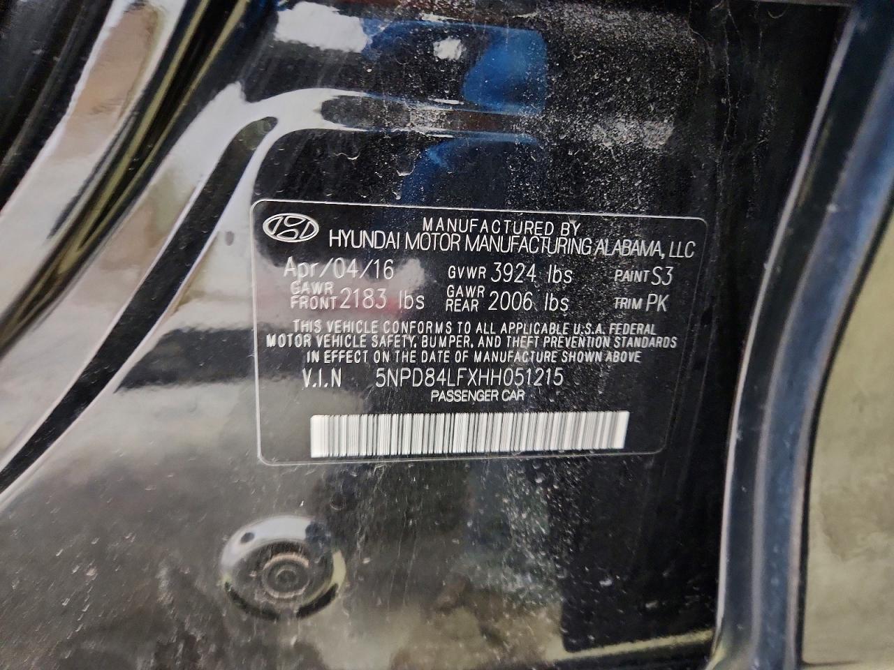 2017 HYUNDAI ELANTRA SE photo 12