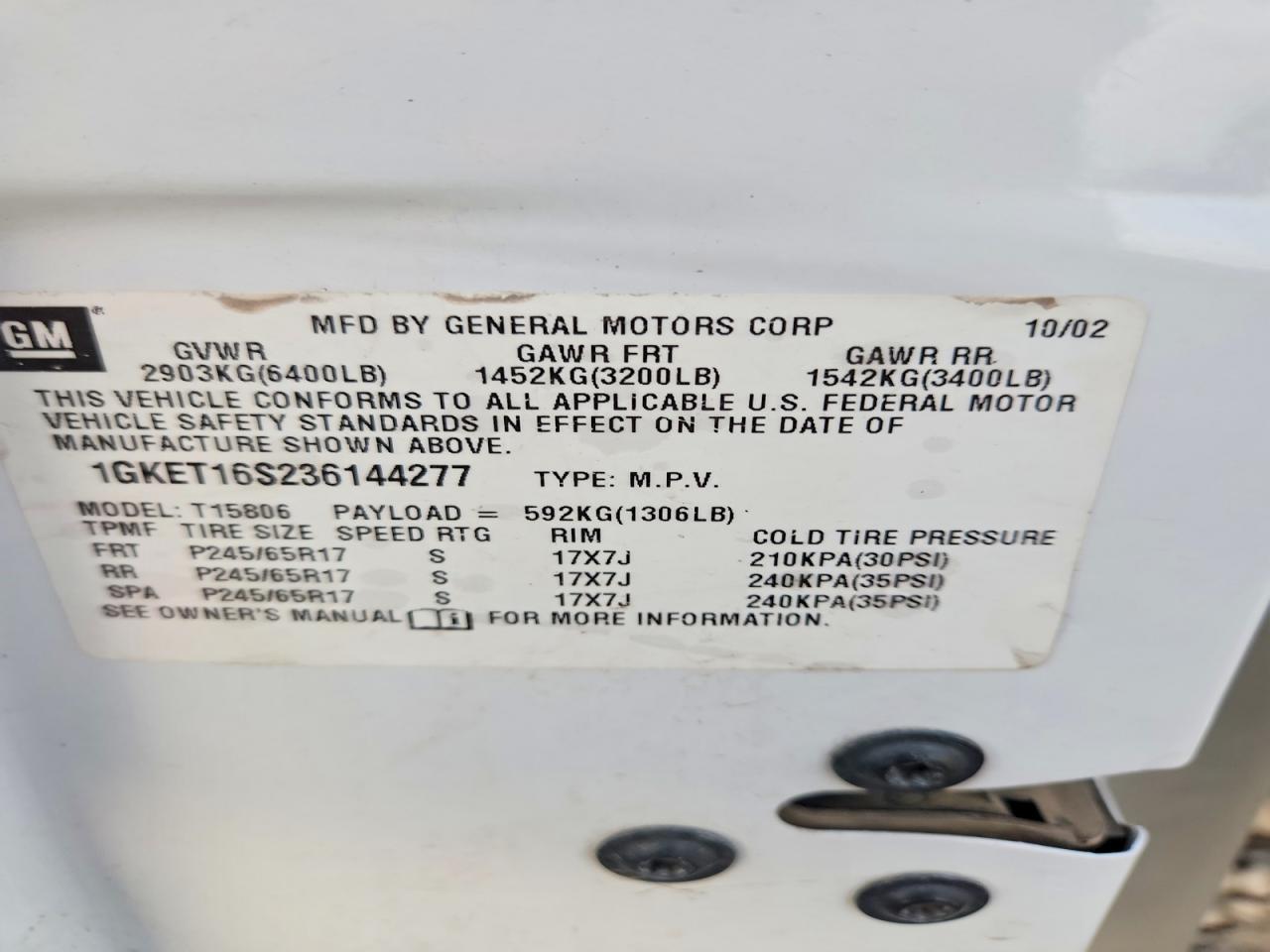 2003 GMC ENVOY XL photo 13