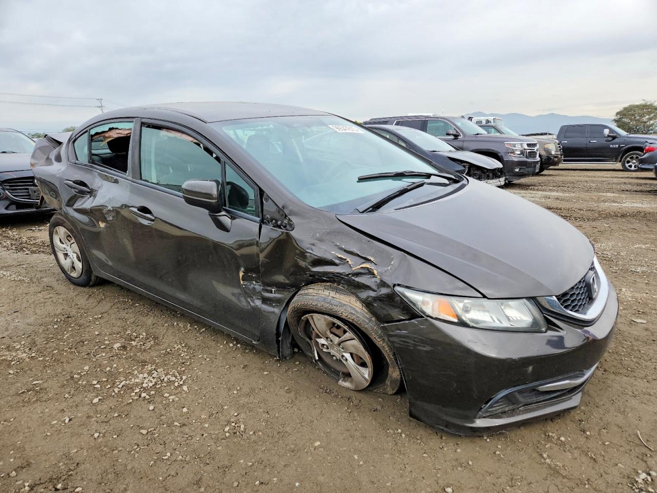 2014 HONDA CIVIC LX photo 4