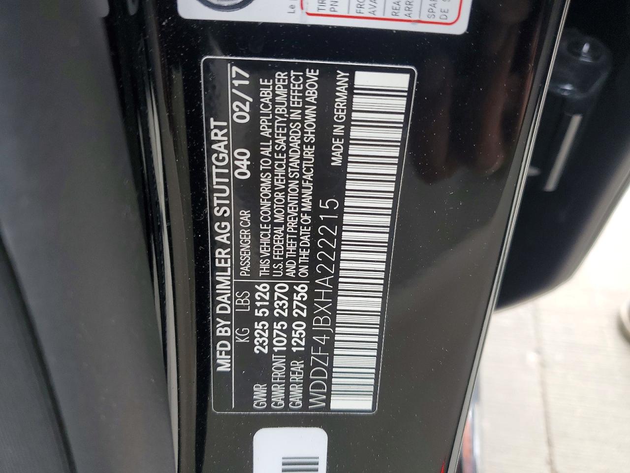 2017 MERCEDES-BENZ E 300 photo 12