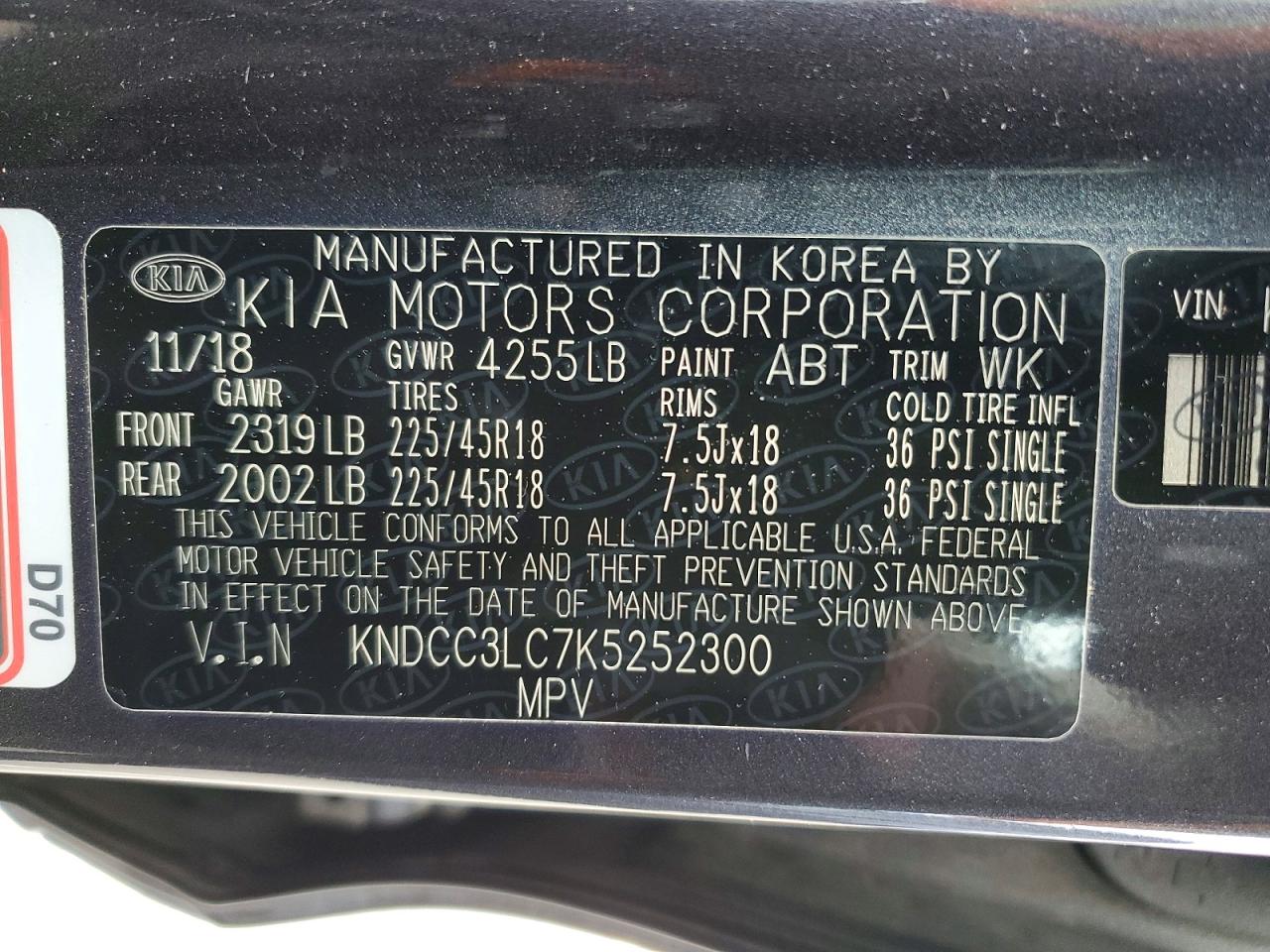 2019 KIA NIRO EX photo 12