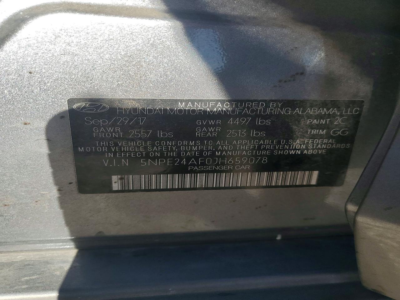 2018 HYUNDAI SONATA SE photo 12