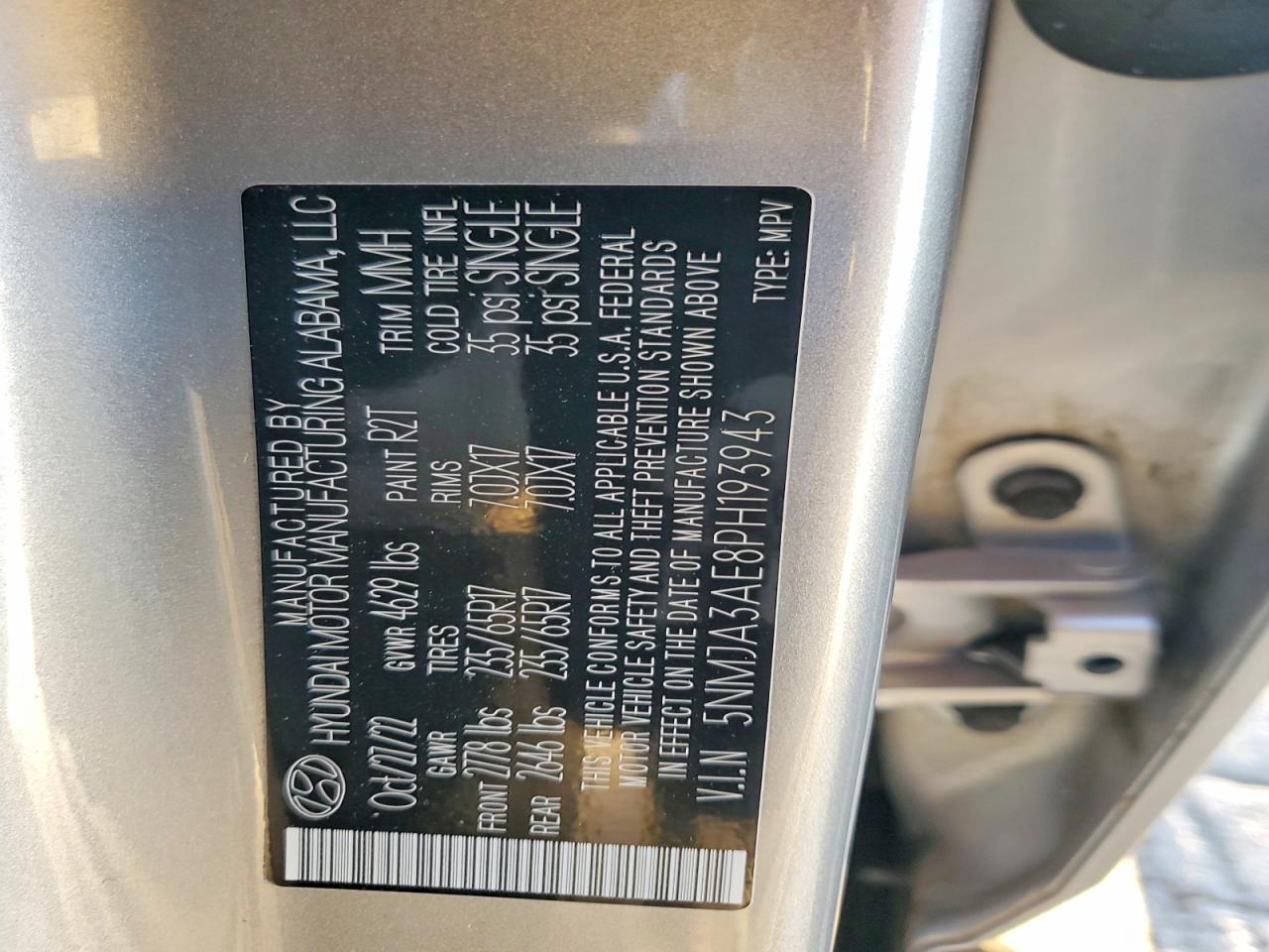 2023 HYUNDAI TUCSON SE photo 14