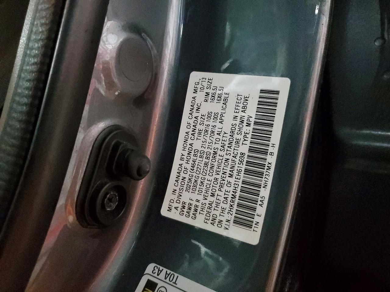 2014 HONDA CR-V LX photo 12
