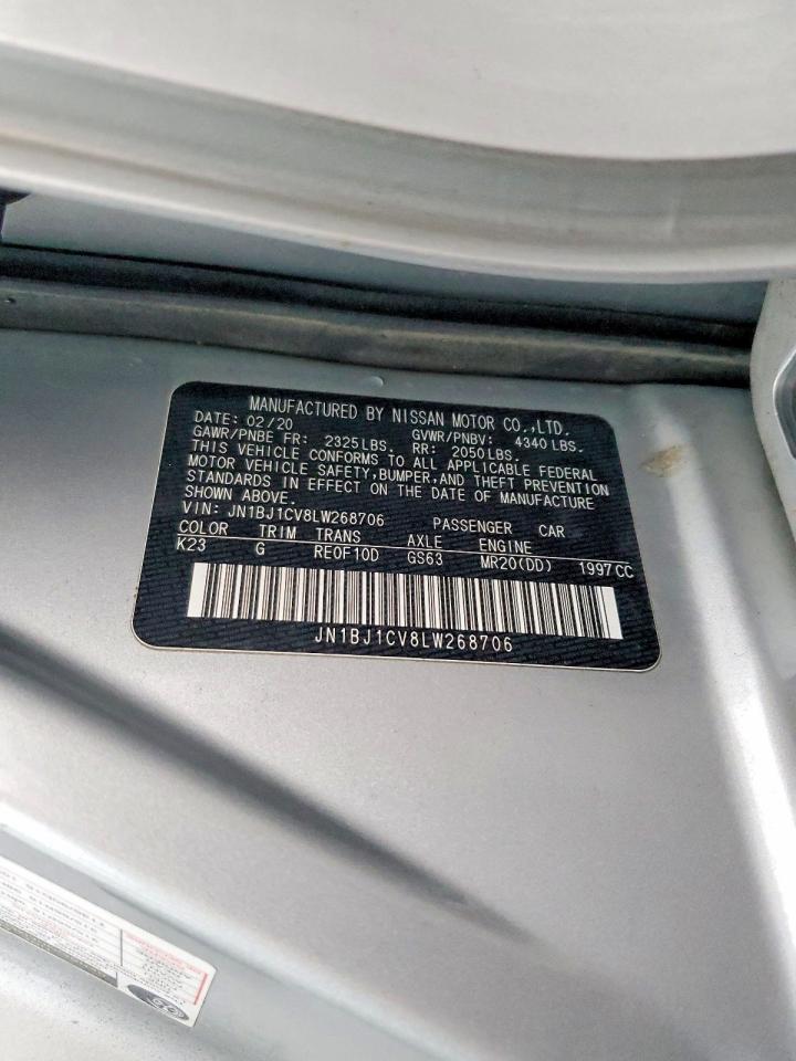 2020 NISSAN ROGUE SPORT S photo 13