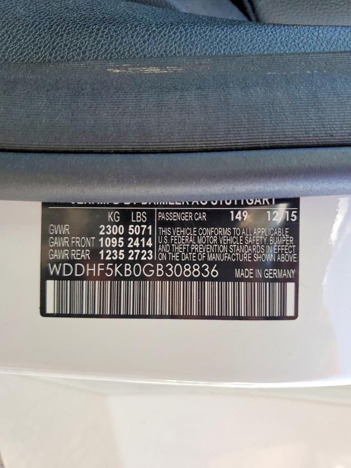 2016 MERCEDES-BENZ E 350 photo 12