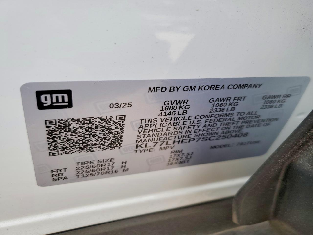 2025 CHEVROLET TRAX 1LT photo 27