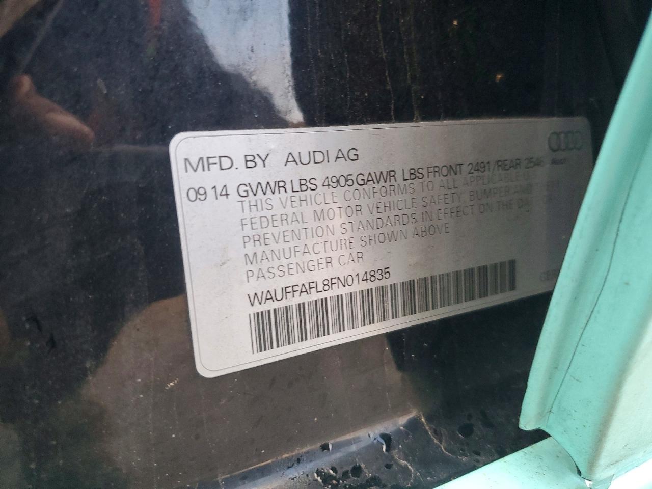 2015 AUDI A4 PREMIUM PLUS photo 12