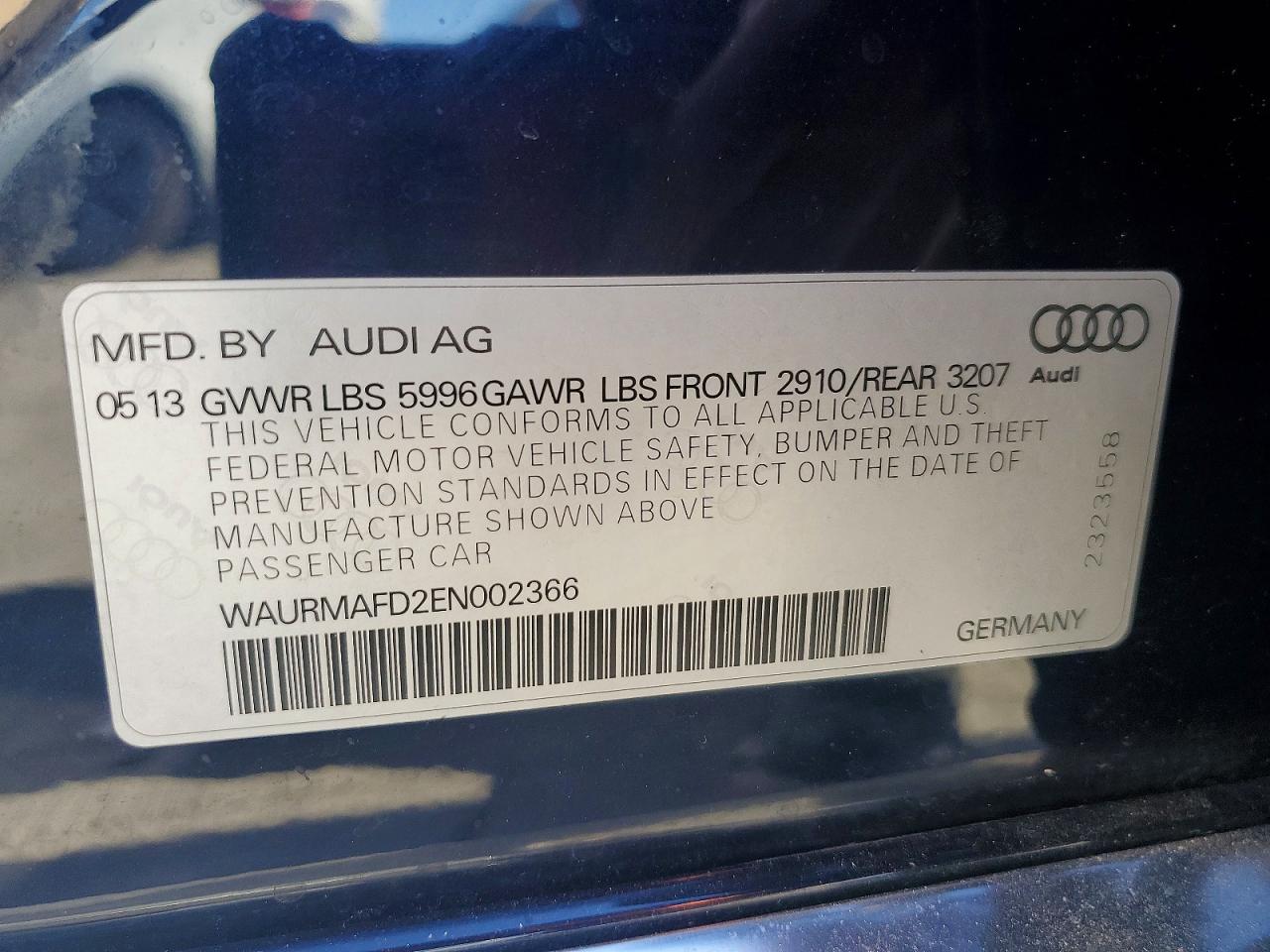 2014 AUDI A8 L TDI QUATTRO photo 12