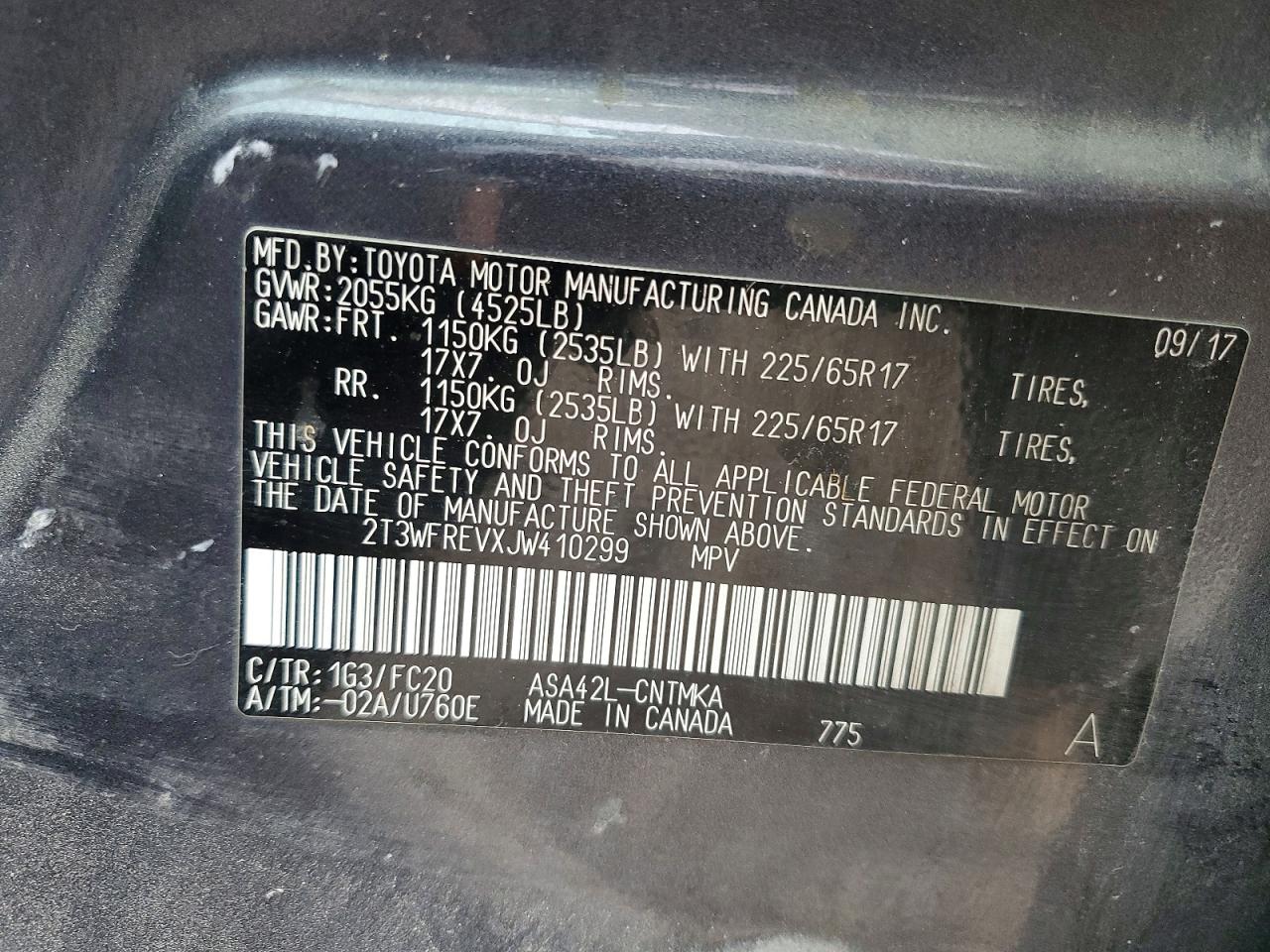 2018 TOYOTA RAV4 XLE photo 27