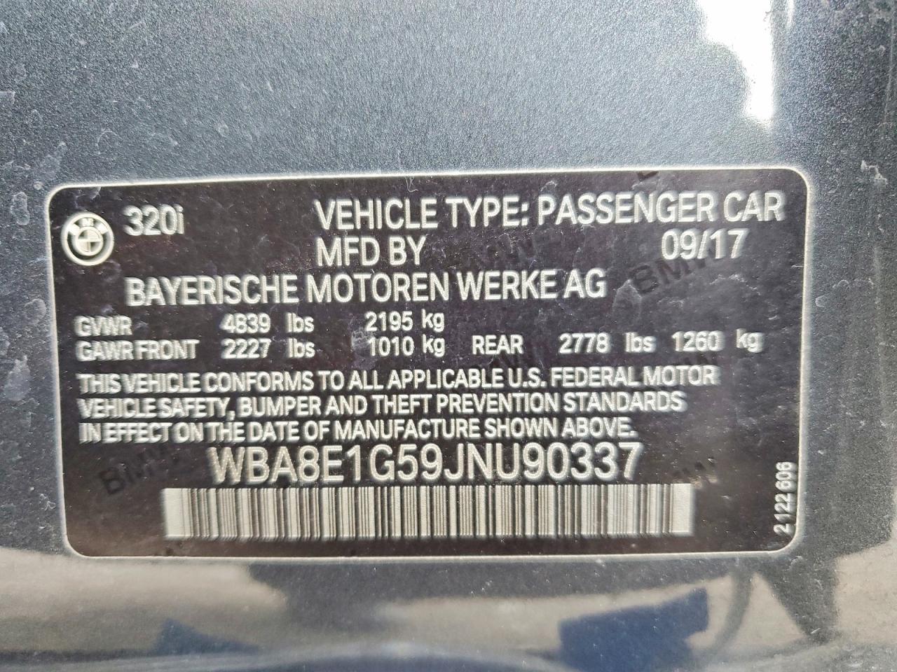 2018 BMW 320 I photo 12