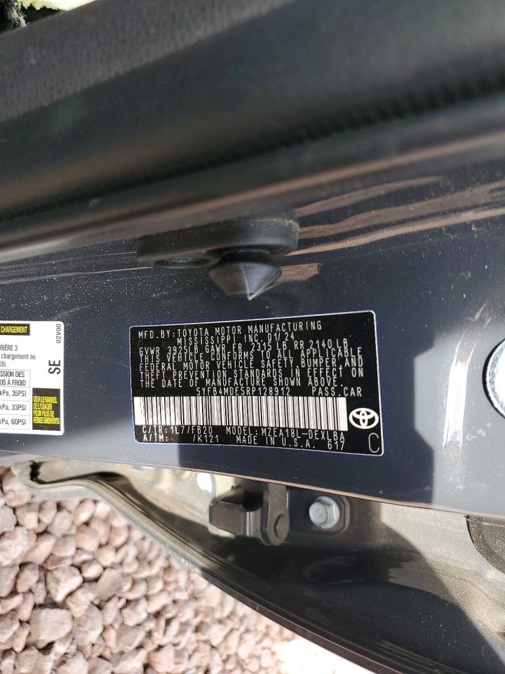 2024 TOYOTA COROLLA LE photo 12