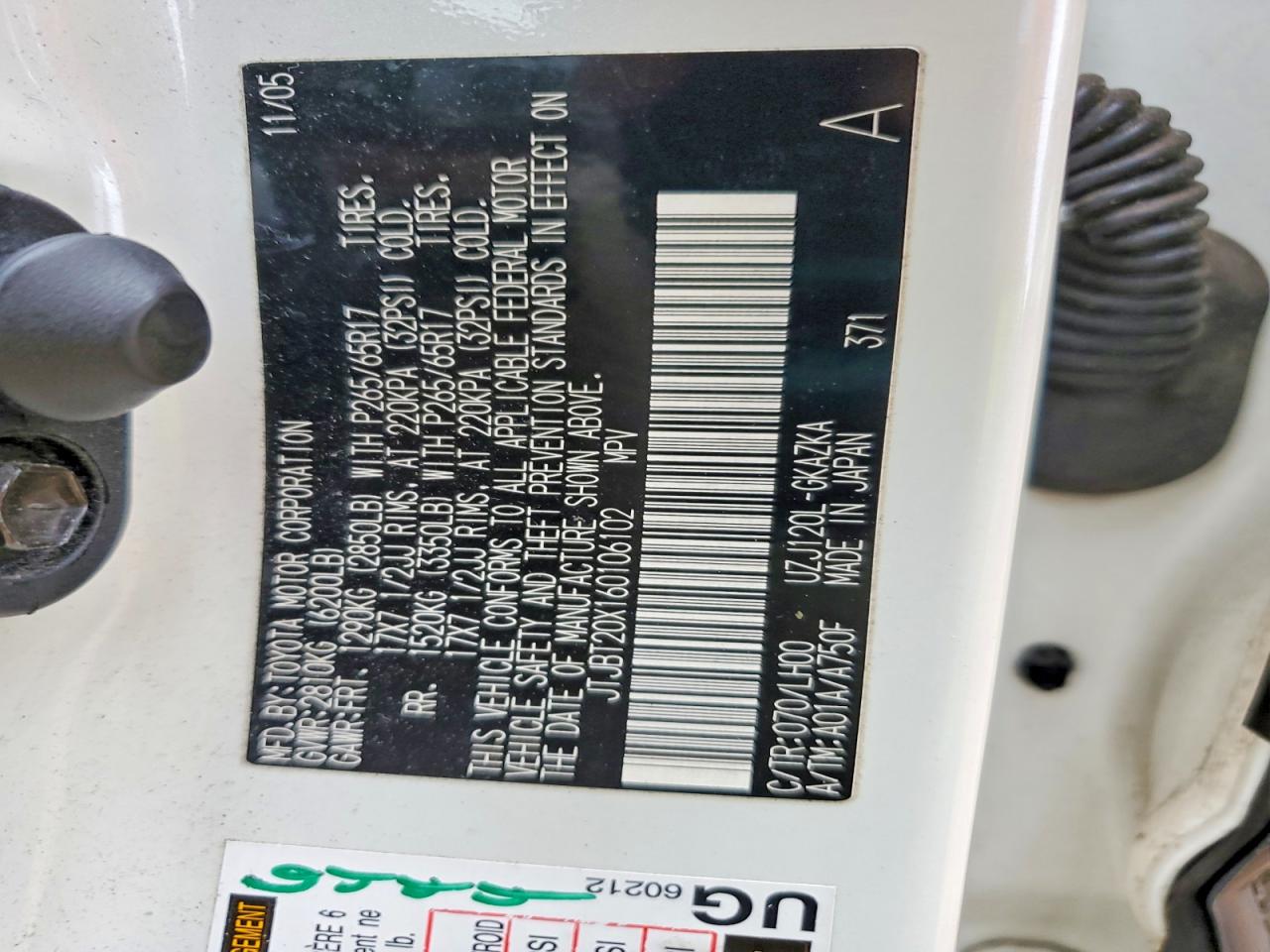 2006 LEXUS GX 470 photo 13