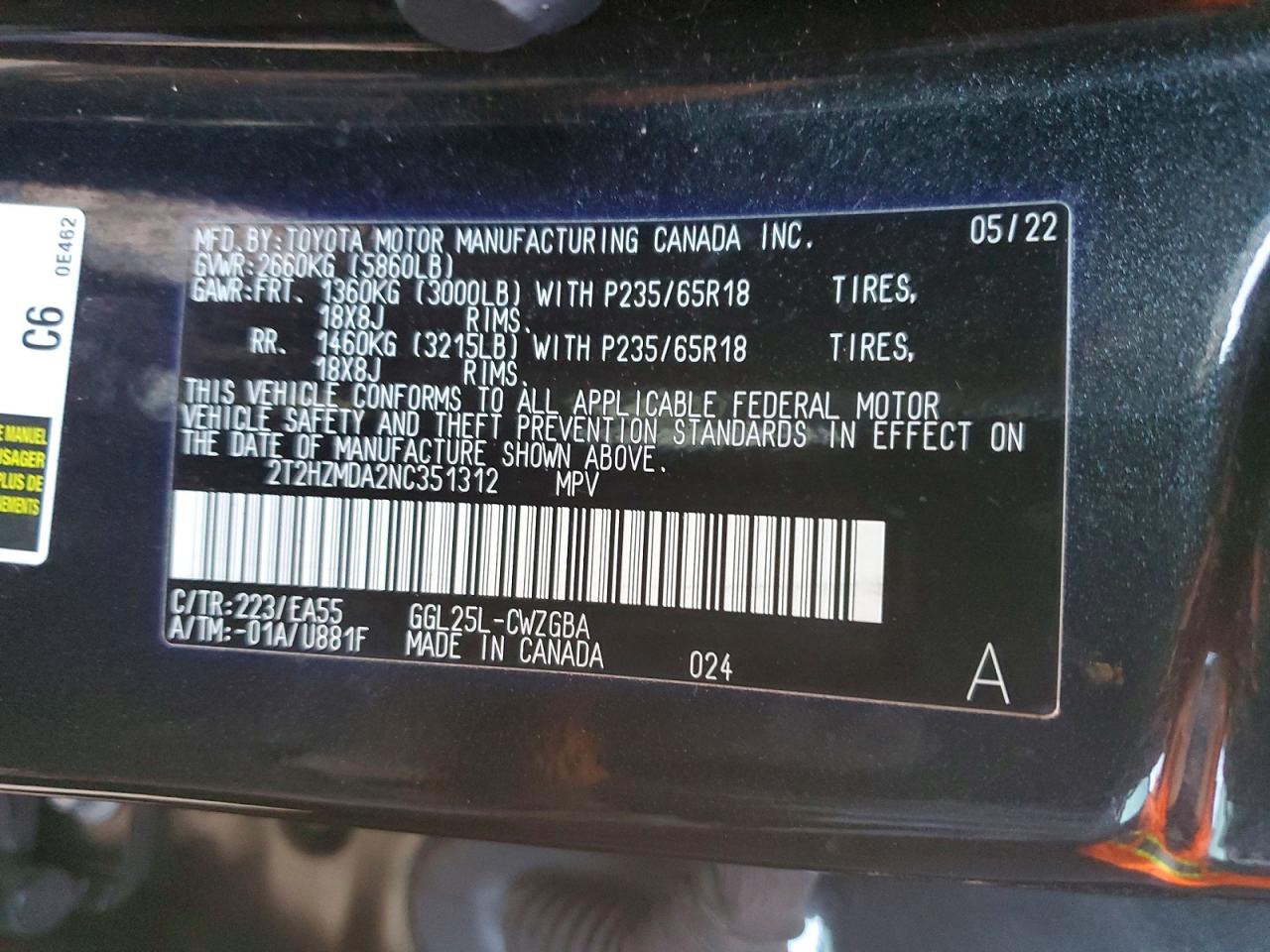 2022 LEXUS RX 350 photo 34