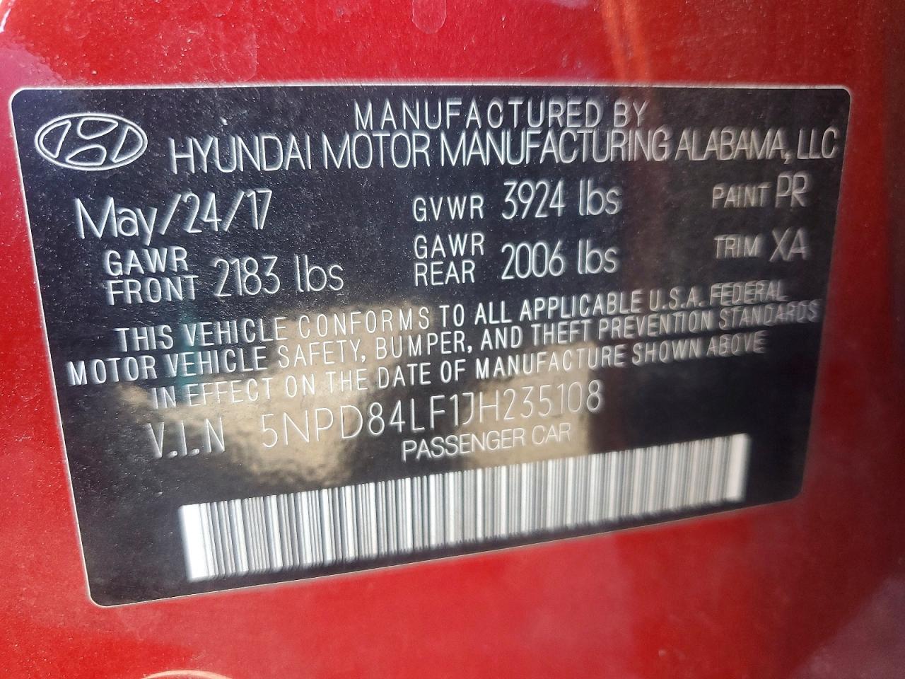 2018 HYUNDAI ELANTRA SEL photo 13