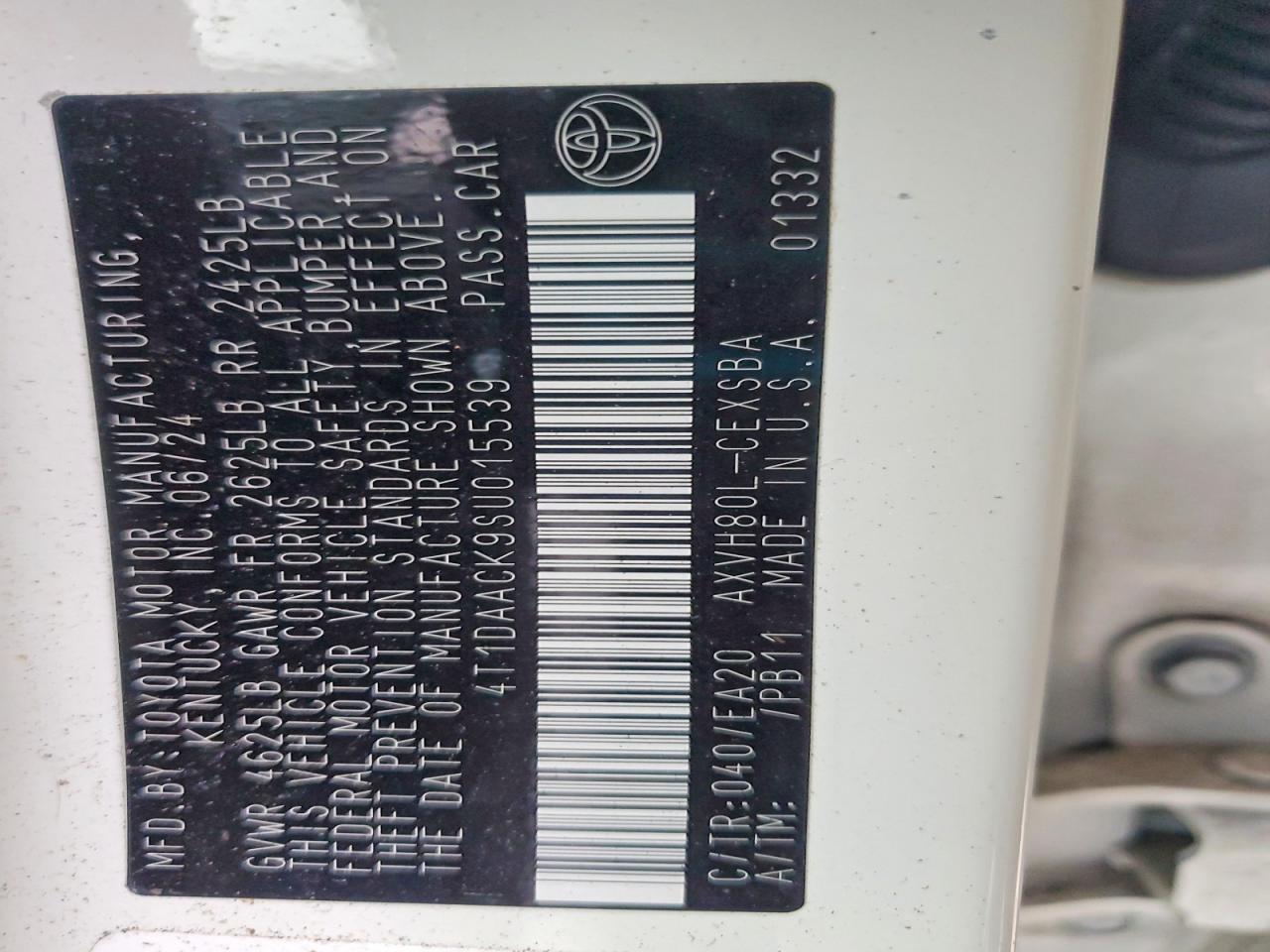 2025 TOYOTA CAMRY XSE photo 12