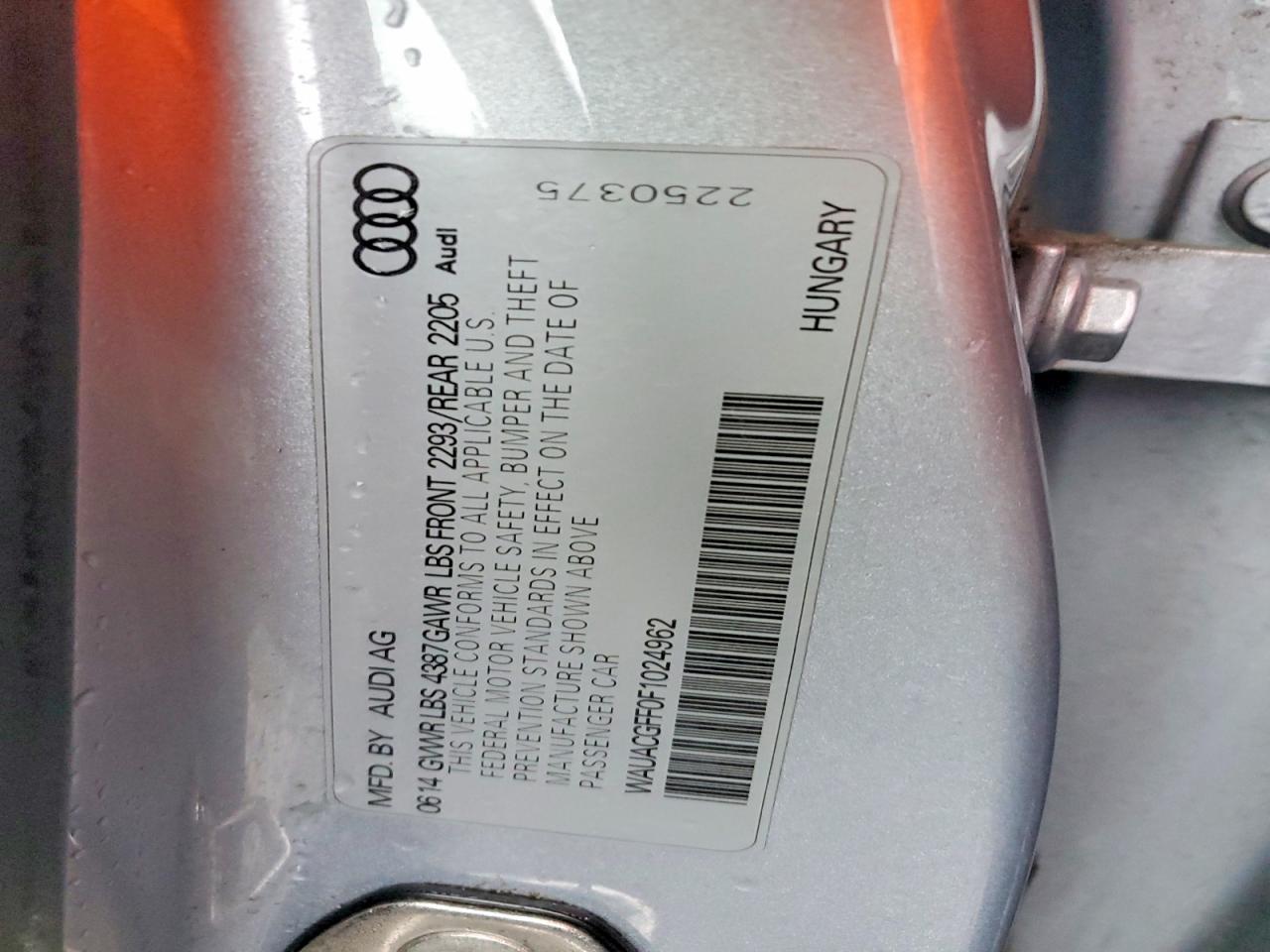 2015 AUDI A3 PREMIUM photo 34
