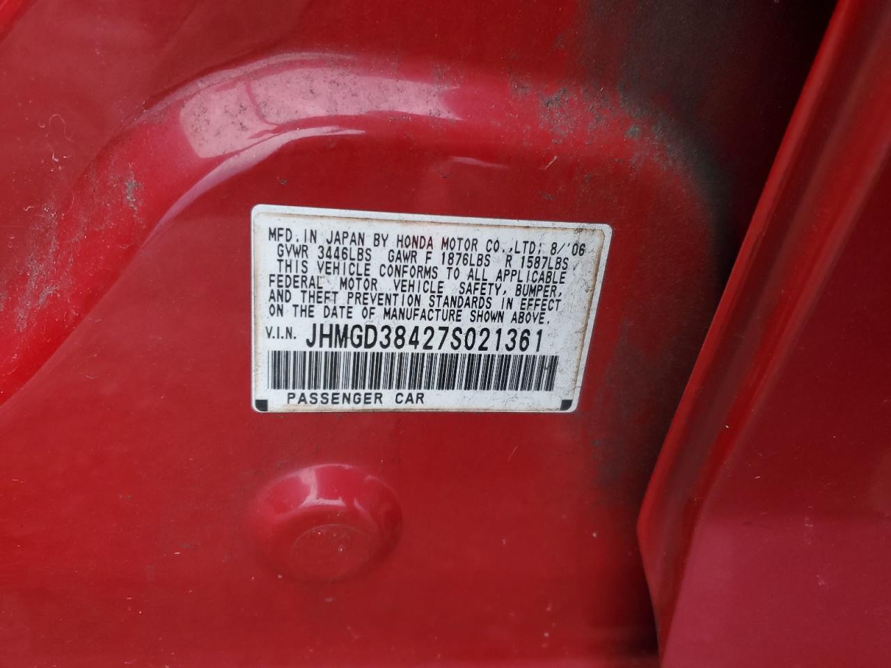 2007 HONDA FIT photo 12