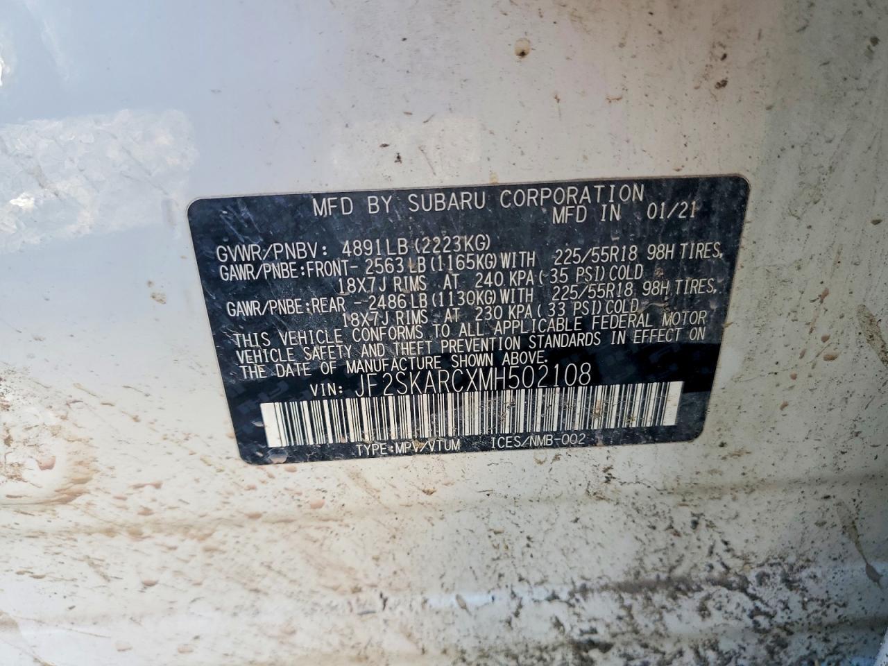 2021 SUBARU FORESTER SPORT photo 37