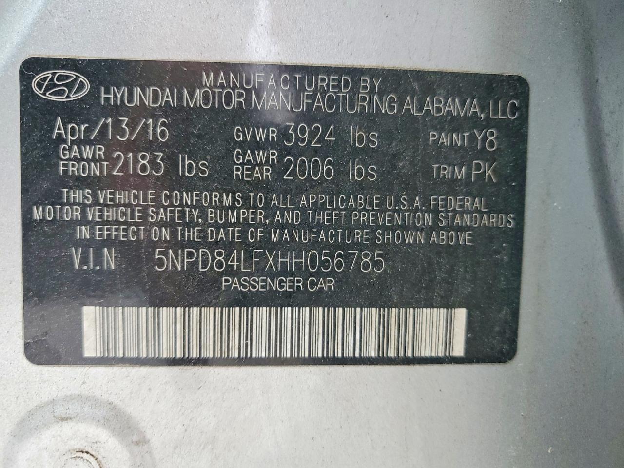 2017 HYUNDAI ELANTRA SE photo 23