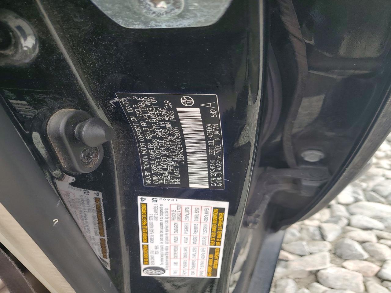 2007 TOYOTA COROLLA CE photo 12