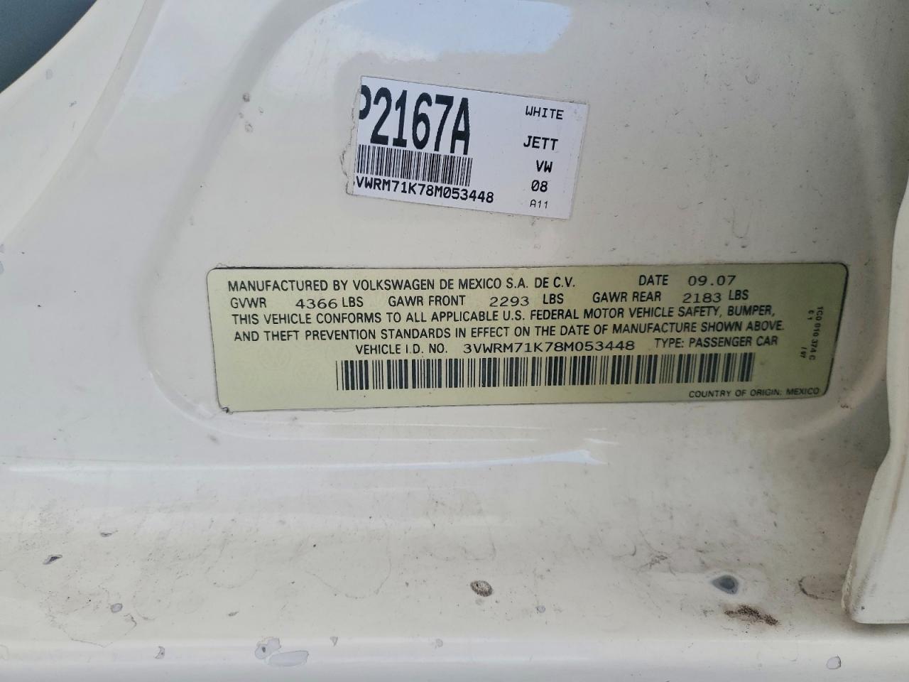 2008 VOLKSWAGEN JETTA SE photo 12