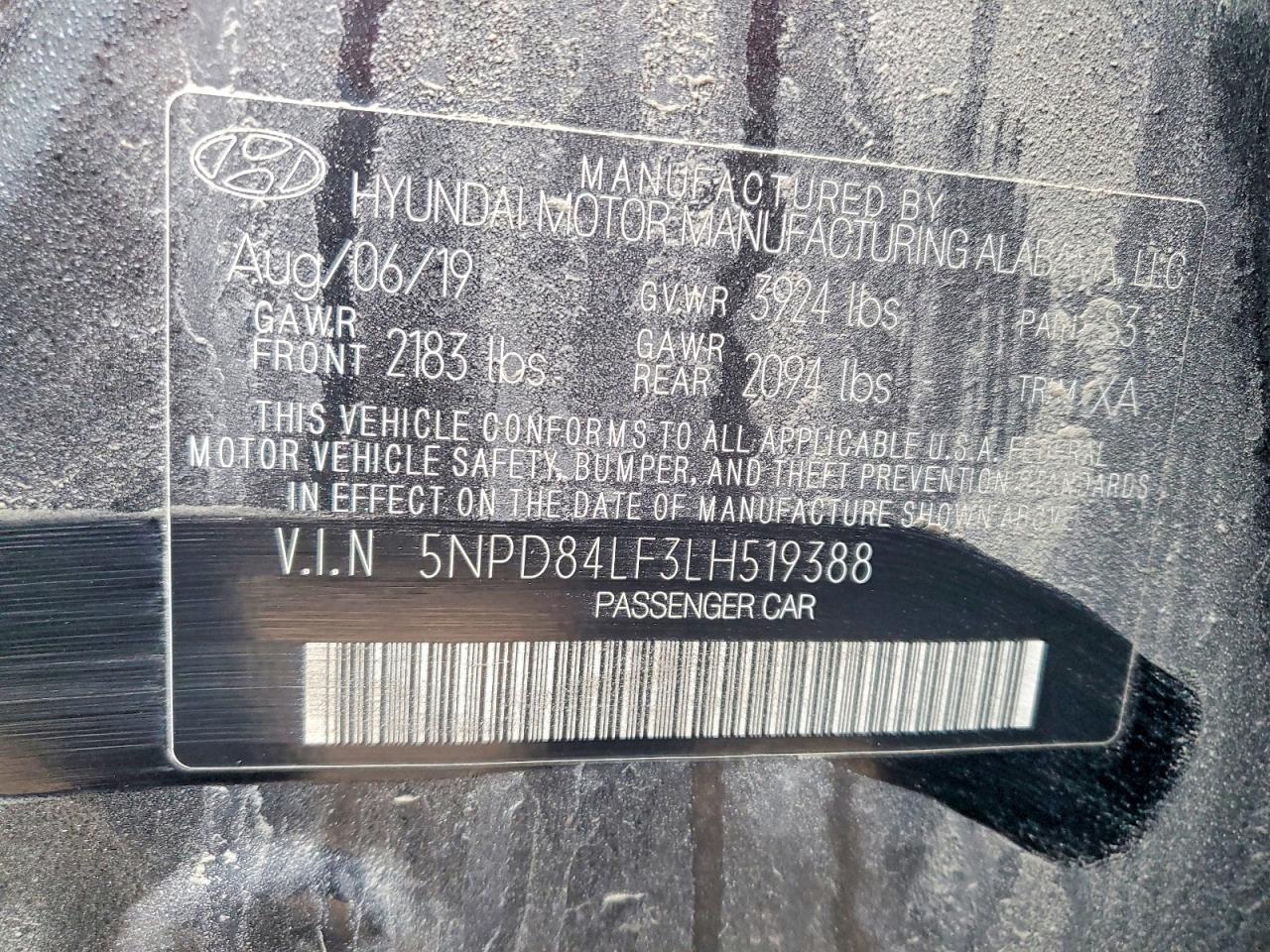2020 HYUNDAI ELANTRA SEL photo 12