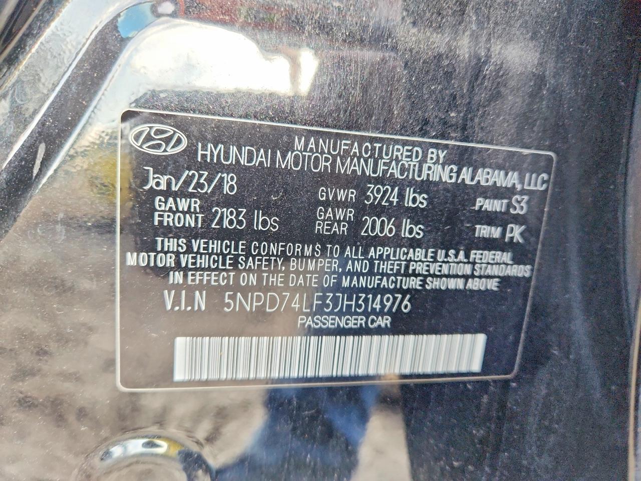 2018 HYUNDAI ELANTRA SE photo 12