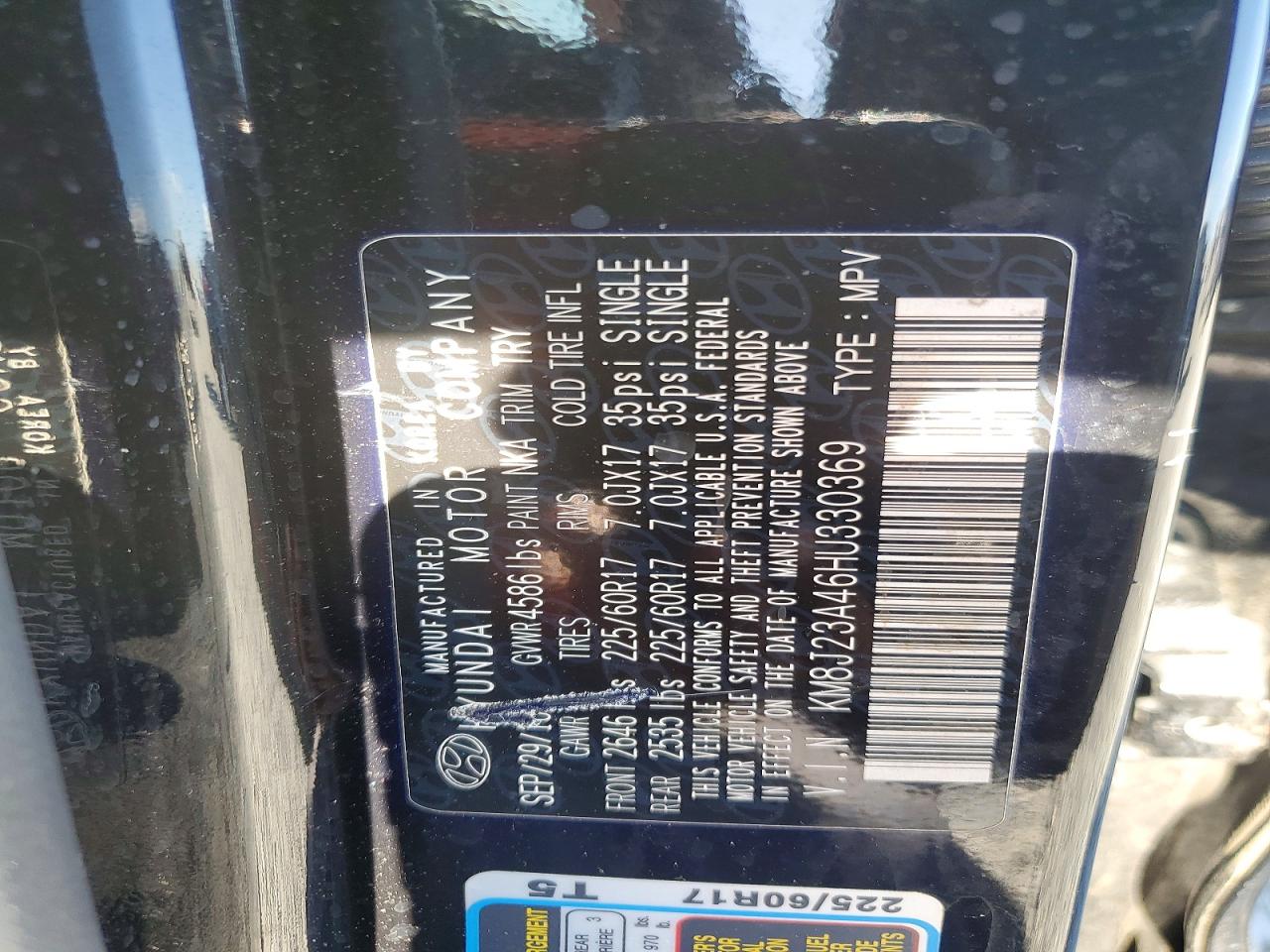 2017 HYUNDAI TUCSON SE photo 13