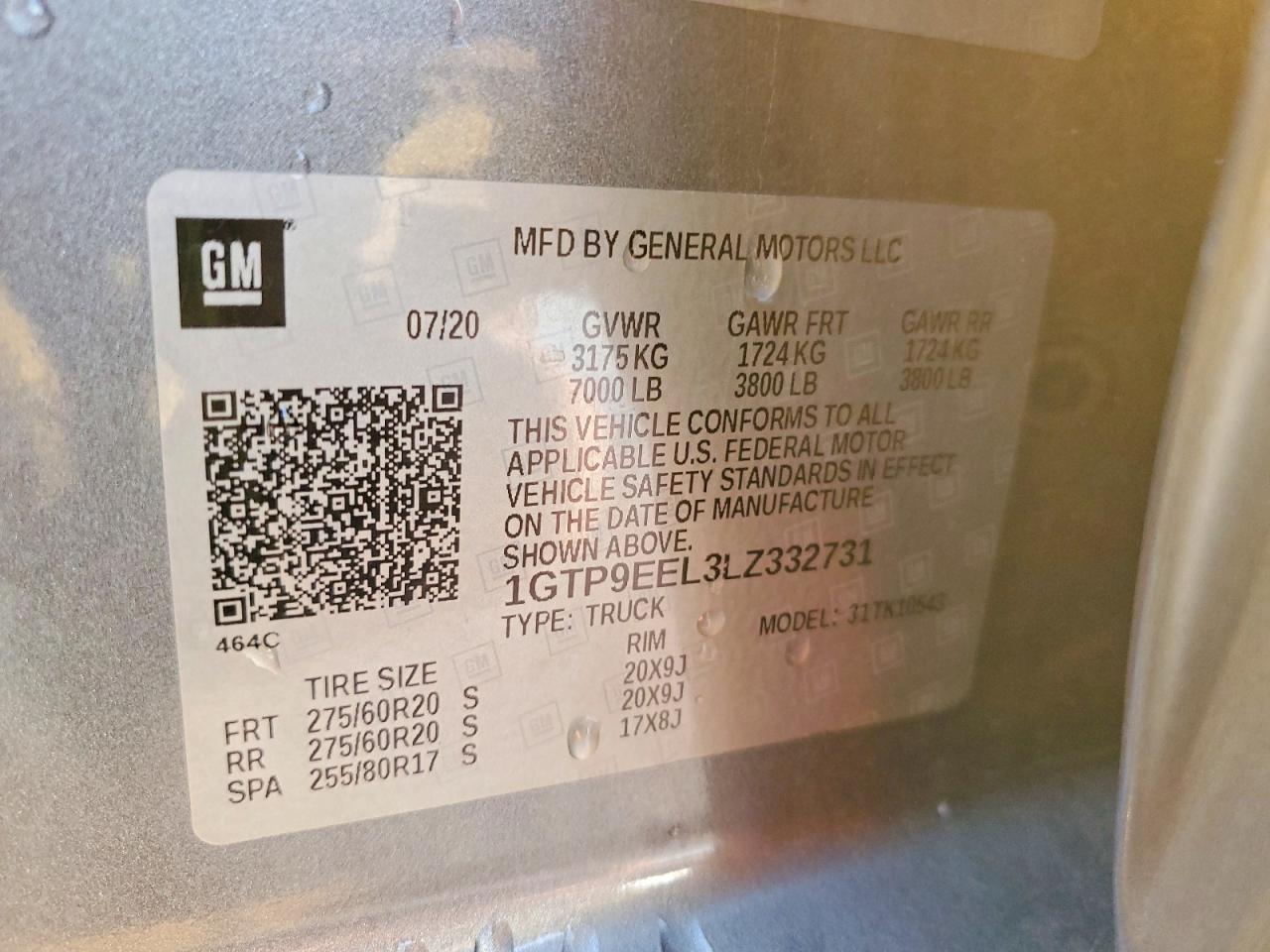2020 GMC SIERRA K1500 AT4 photo 12