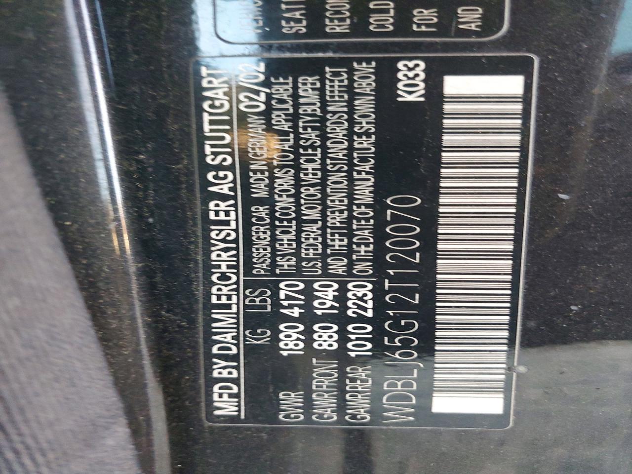 2002 MERCEDES-BENZ CLK 320 photo 12
