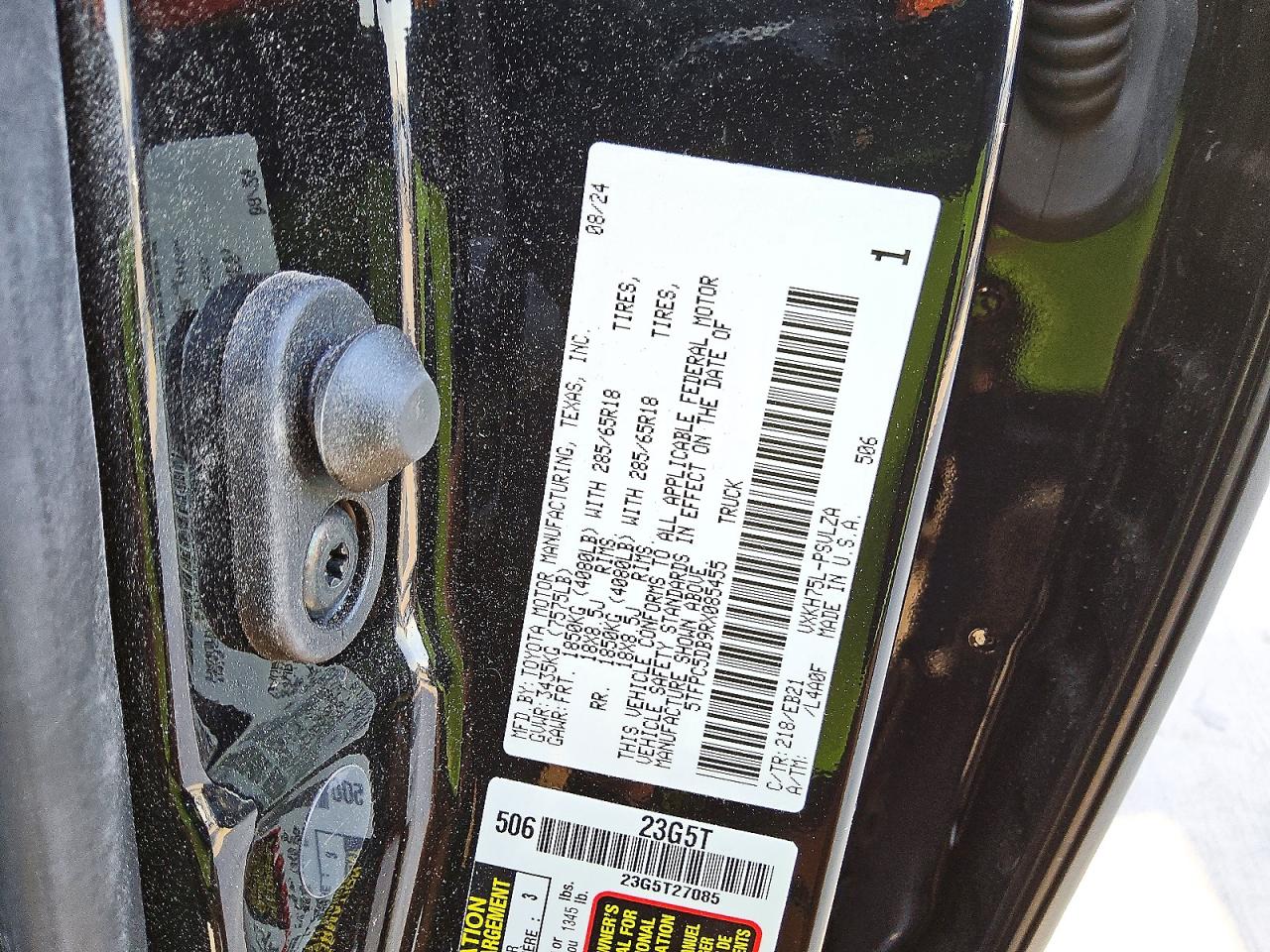 2024 TOYOTA TUNDRA CREWMAX LIMITED photo 13
