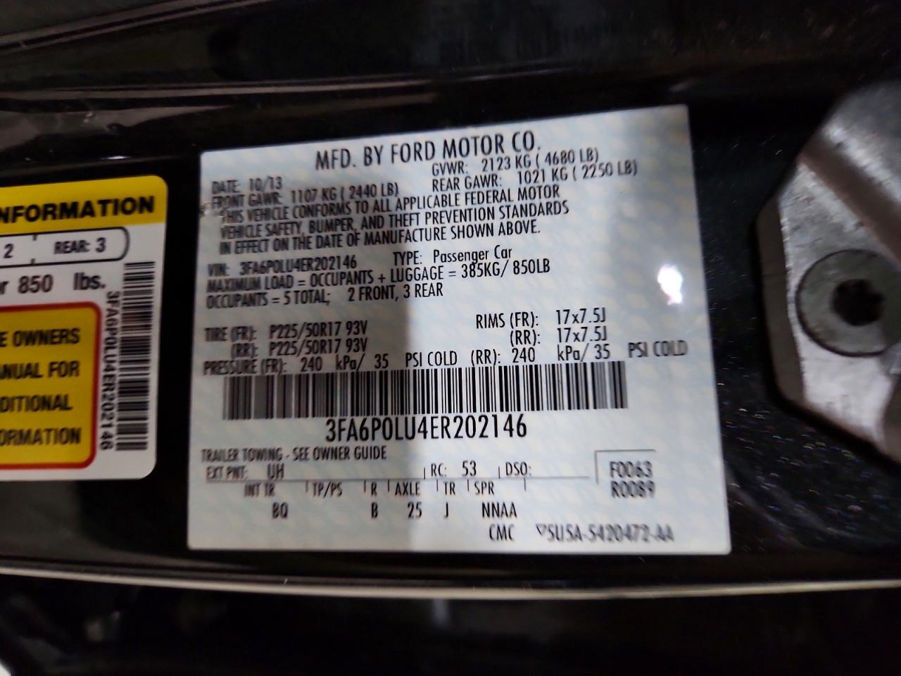 2014 FORD FUSION SE HYBRID photo 12