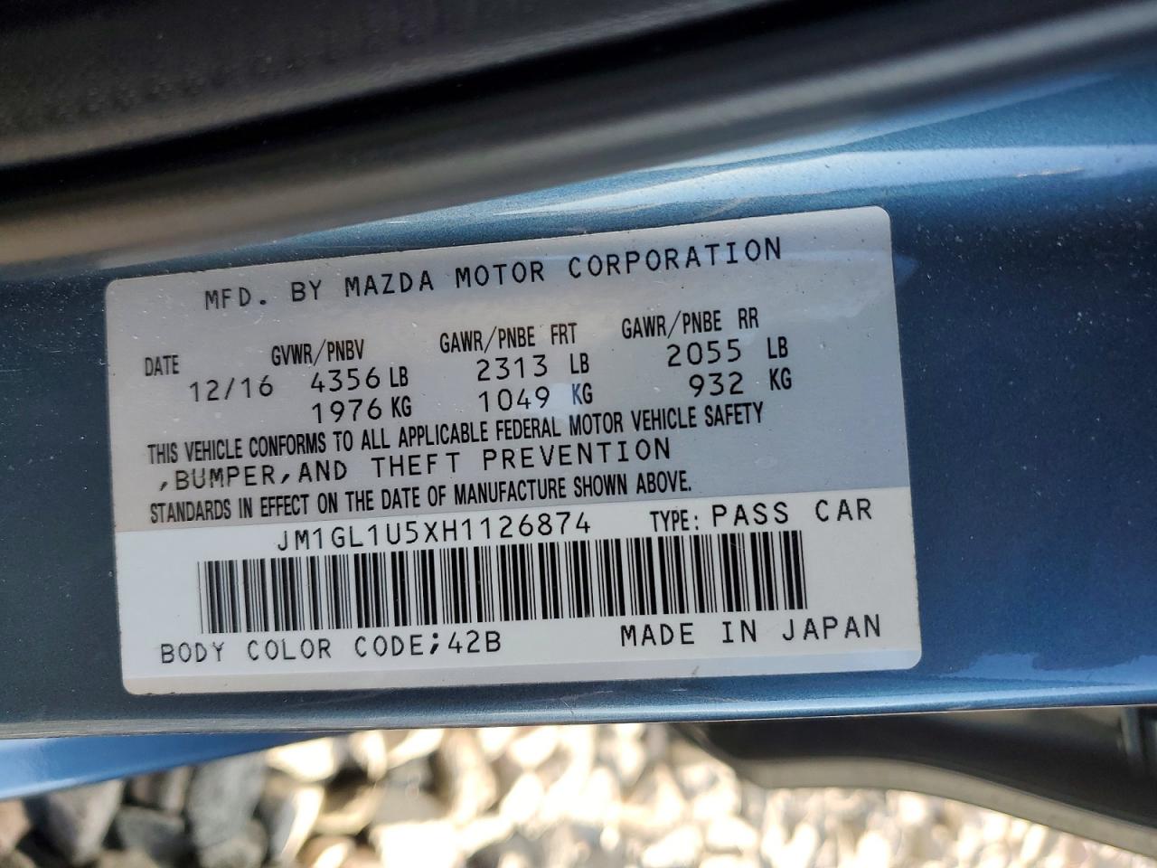 2017 MAZDA 6 SPORT photo 34
