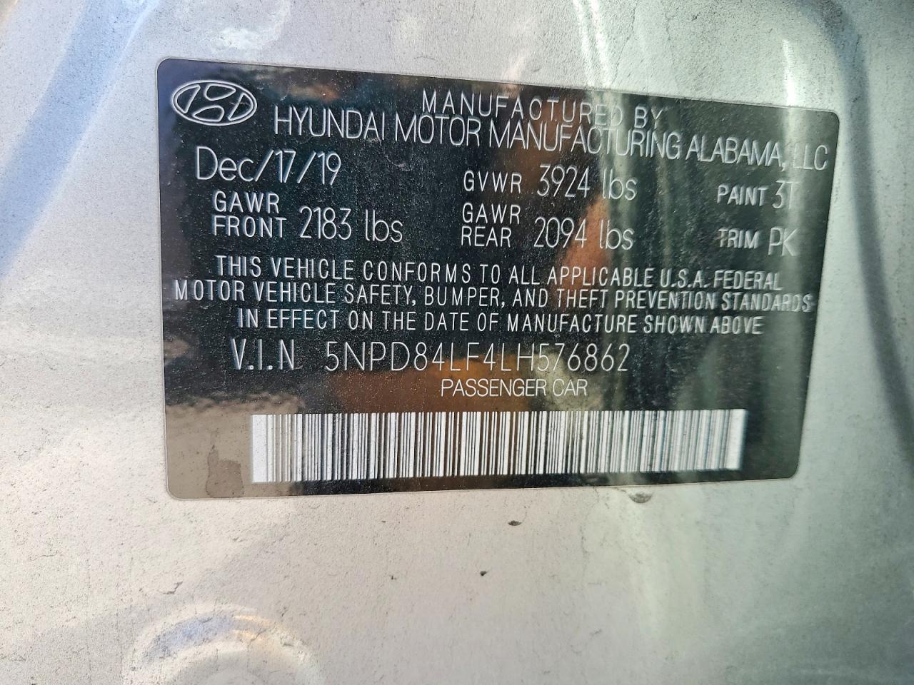 2020 HYUNDAI ELANTRA SEL photo 13