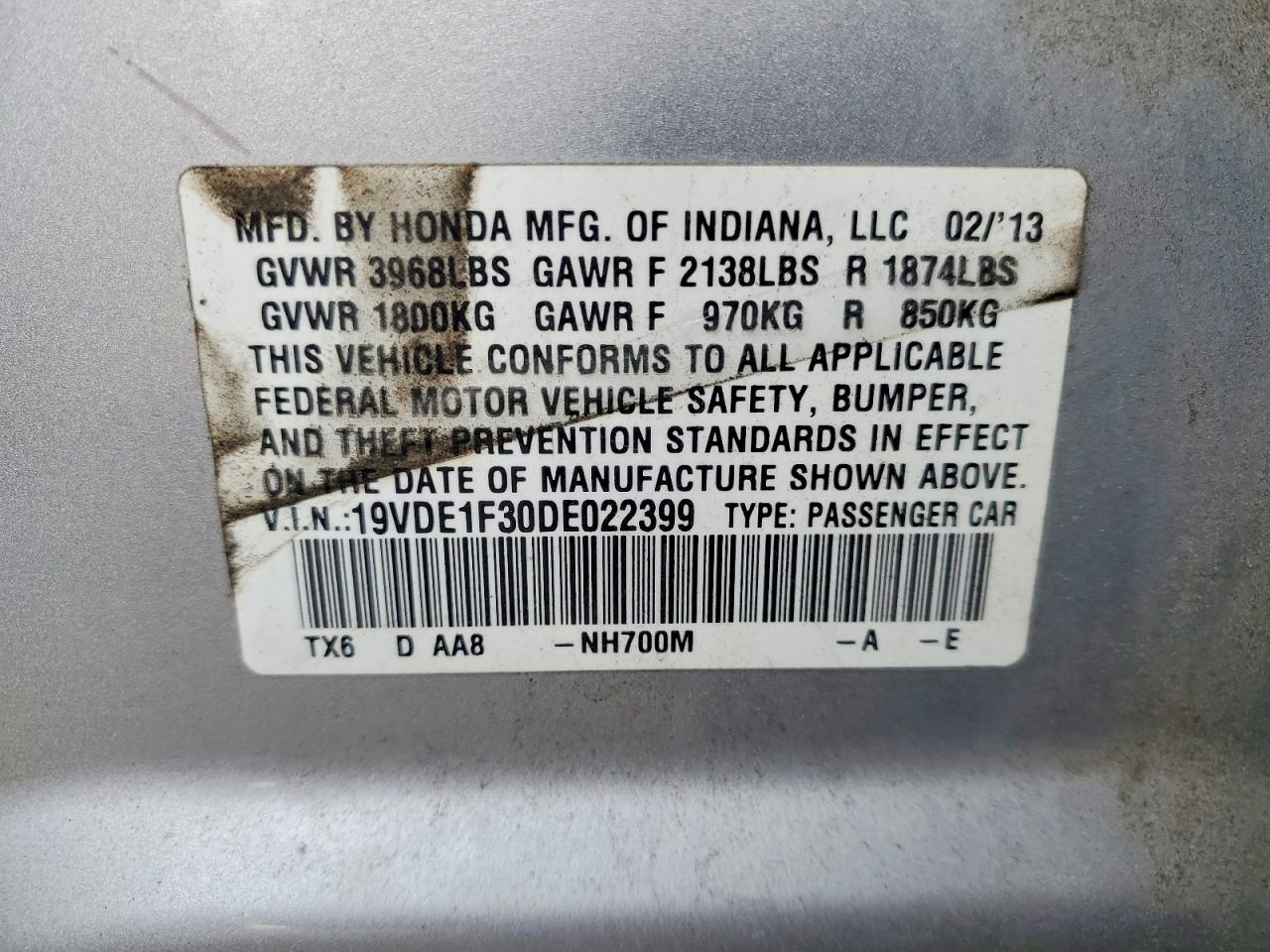 2013 ACURA ILX 20 photo 12