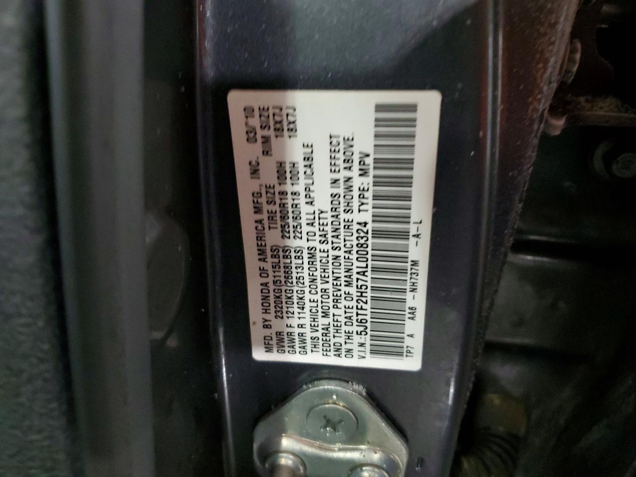 2010 HONDA ACCORD CROSSTOUR EXL photo 14