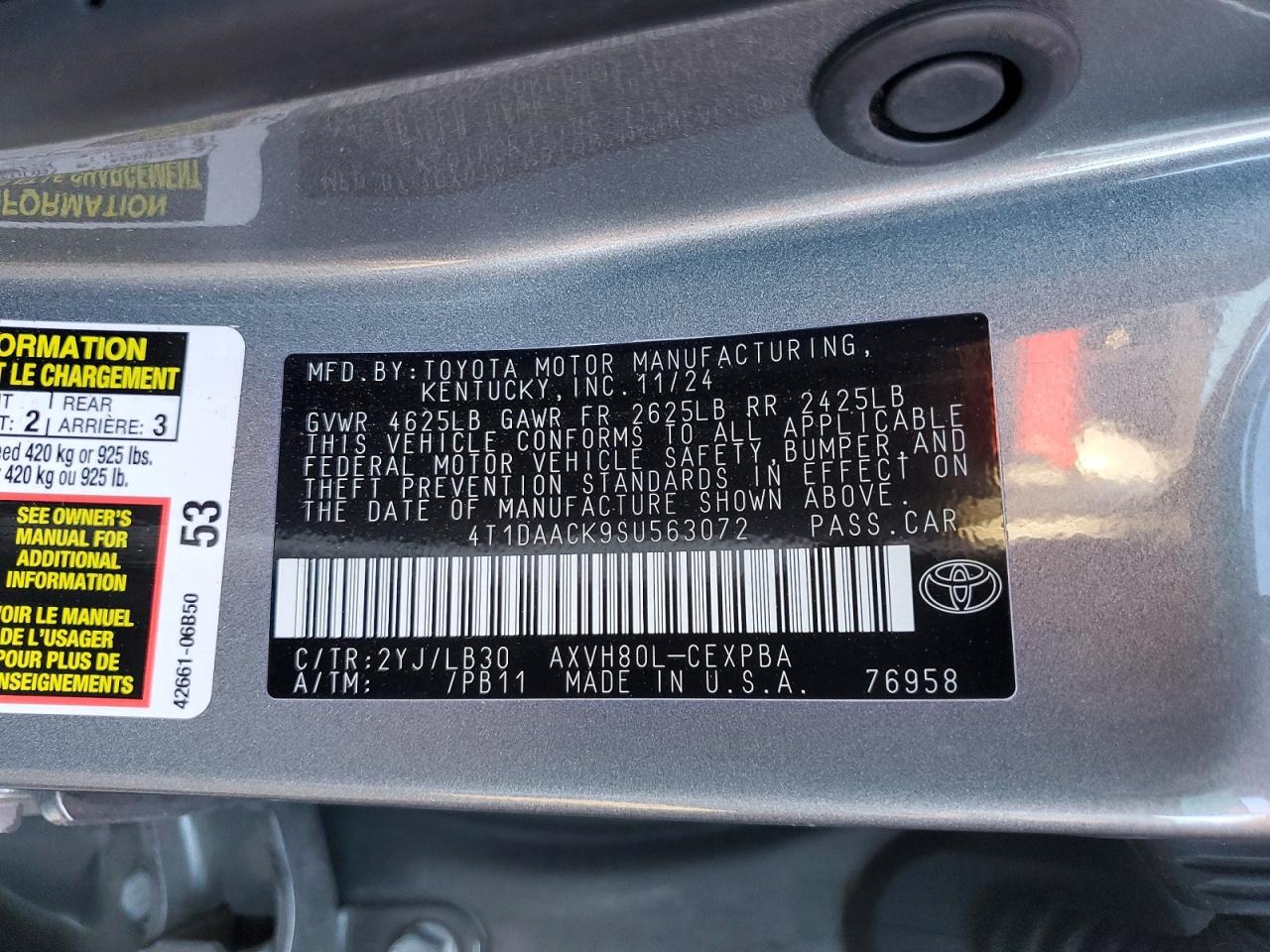 2025 TOYOTA CAMRY XSE photo 45