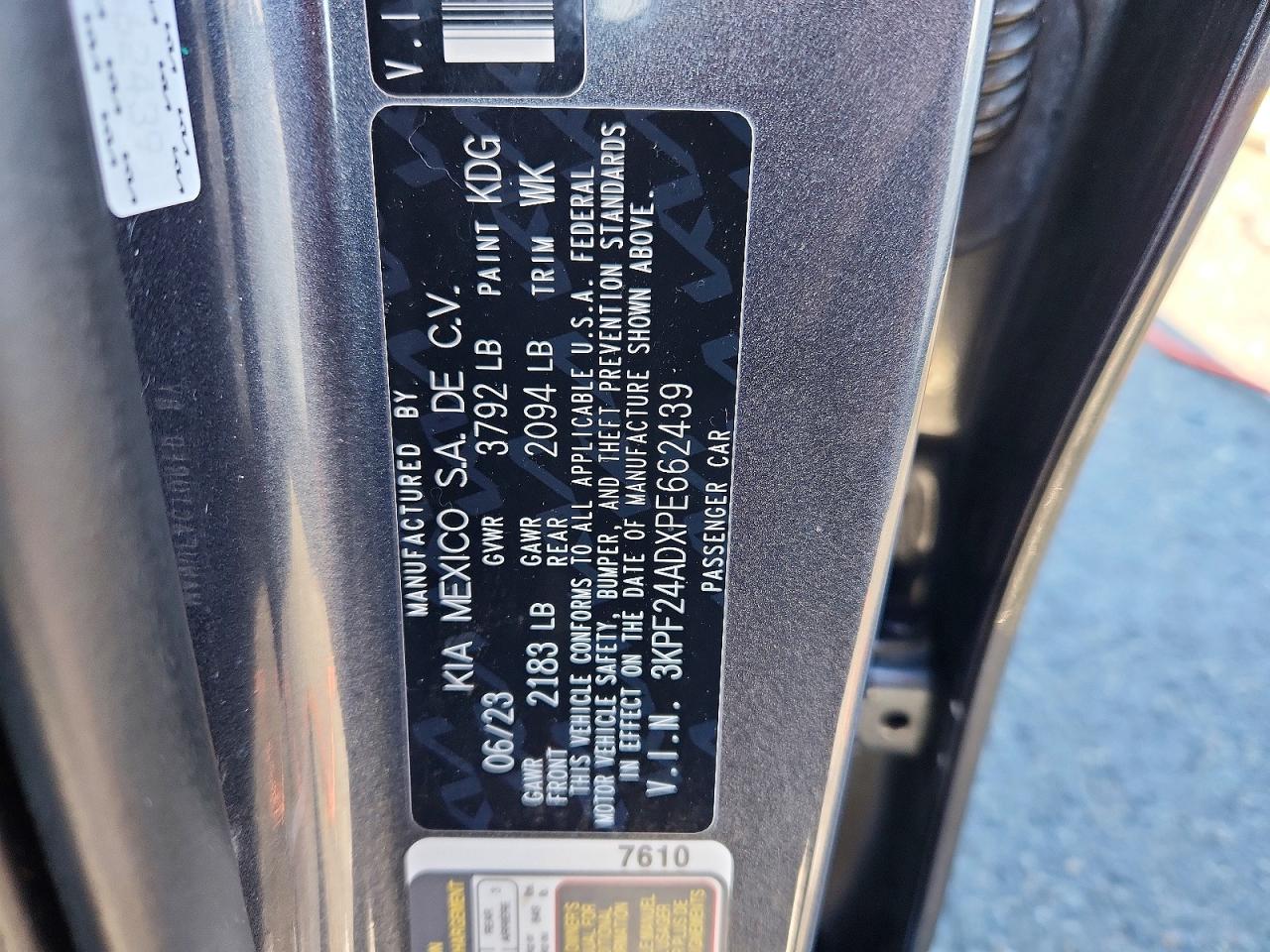 2023 KIA FORTE LX photo 23