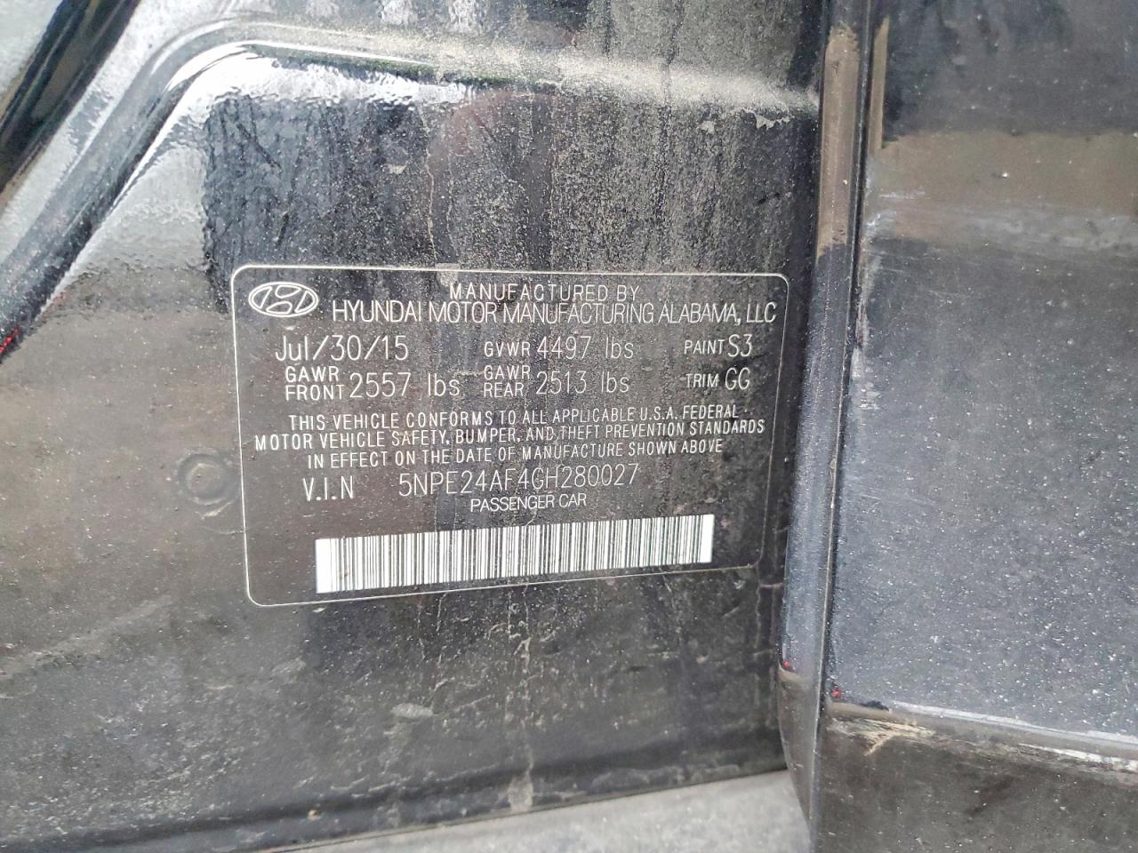 2016 HYUNDAI SONATA SE photo 12