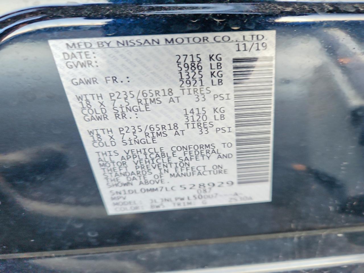 2020 INFINITI QX60 LUXE photo 13