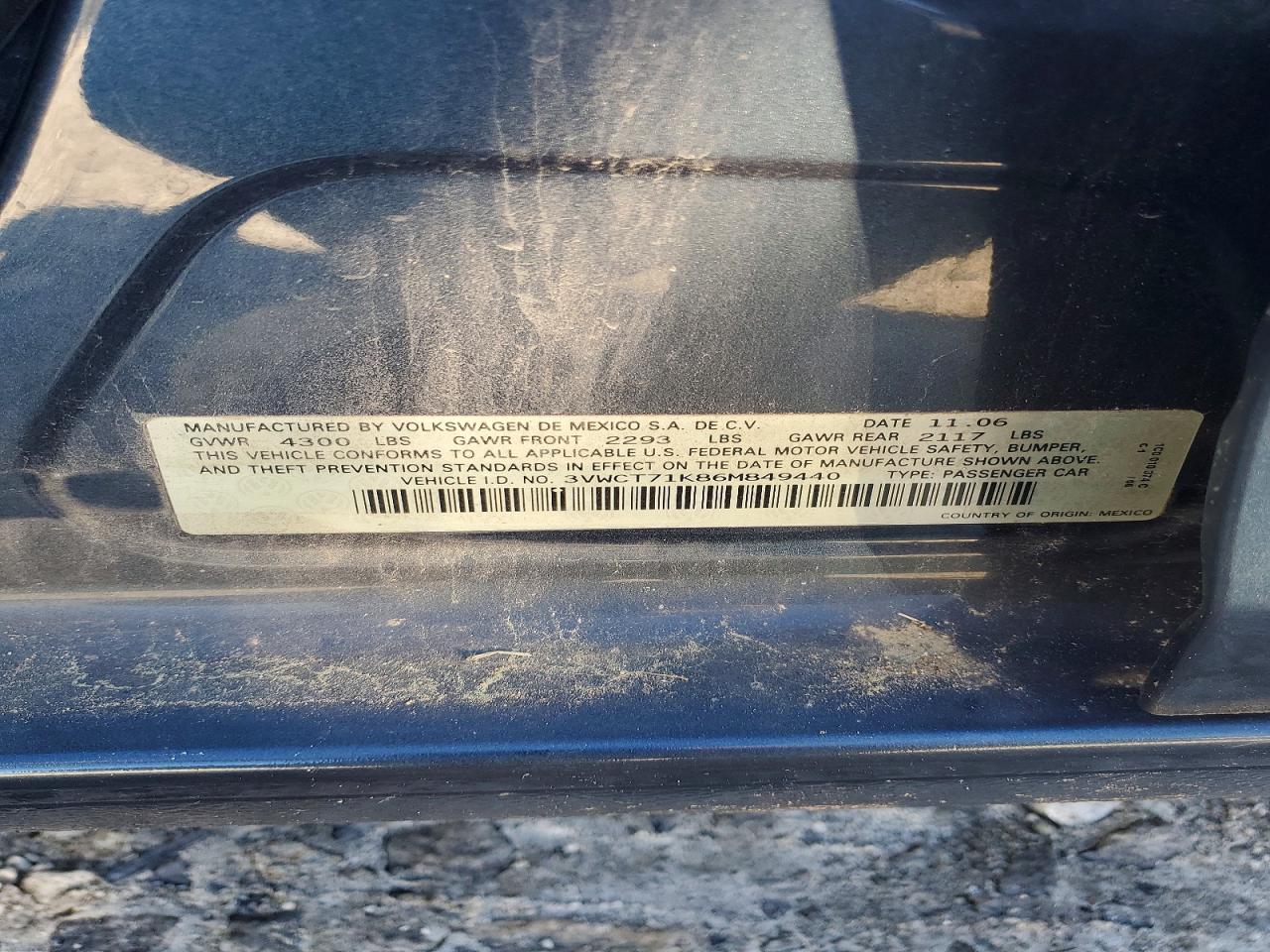 2006 VOLKSWAGEN JETTA TDI photo 23